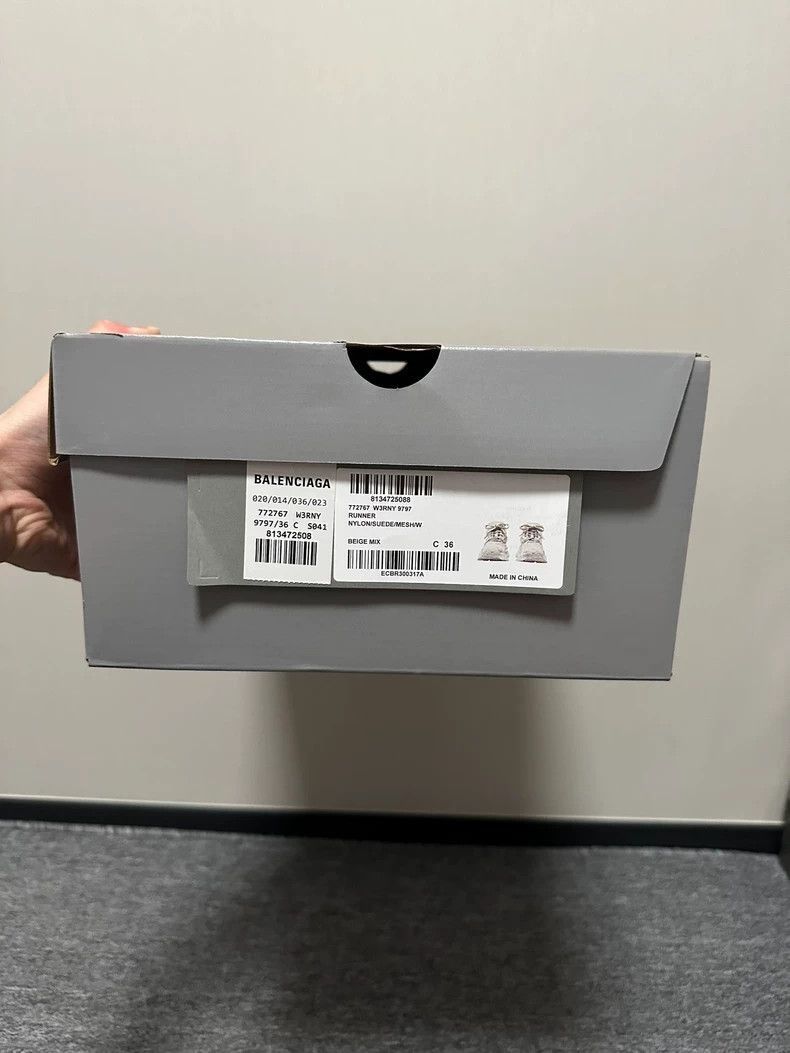 Balenciaga Balenciaga Balenciaga Runner Sneakers in Rare Beige Color Size US 6 / IT 36 - 7 Thumbnail