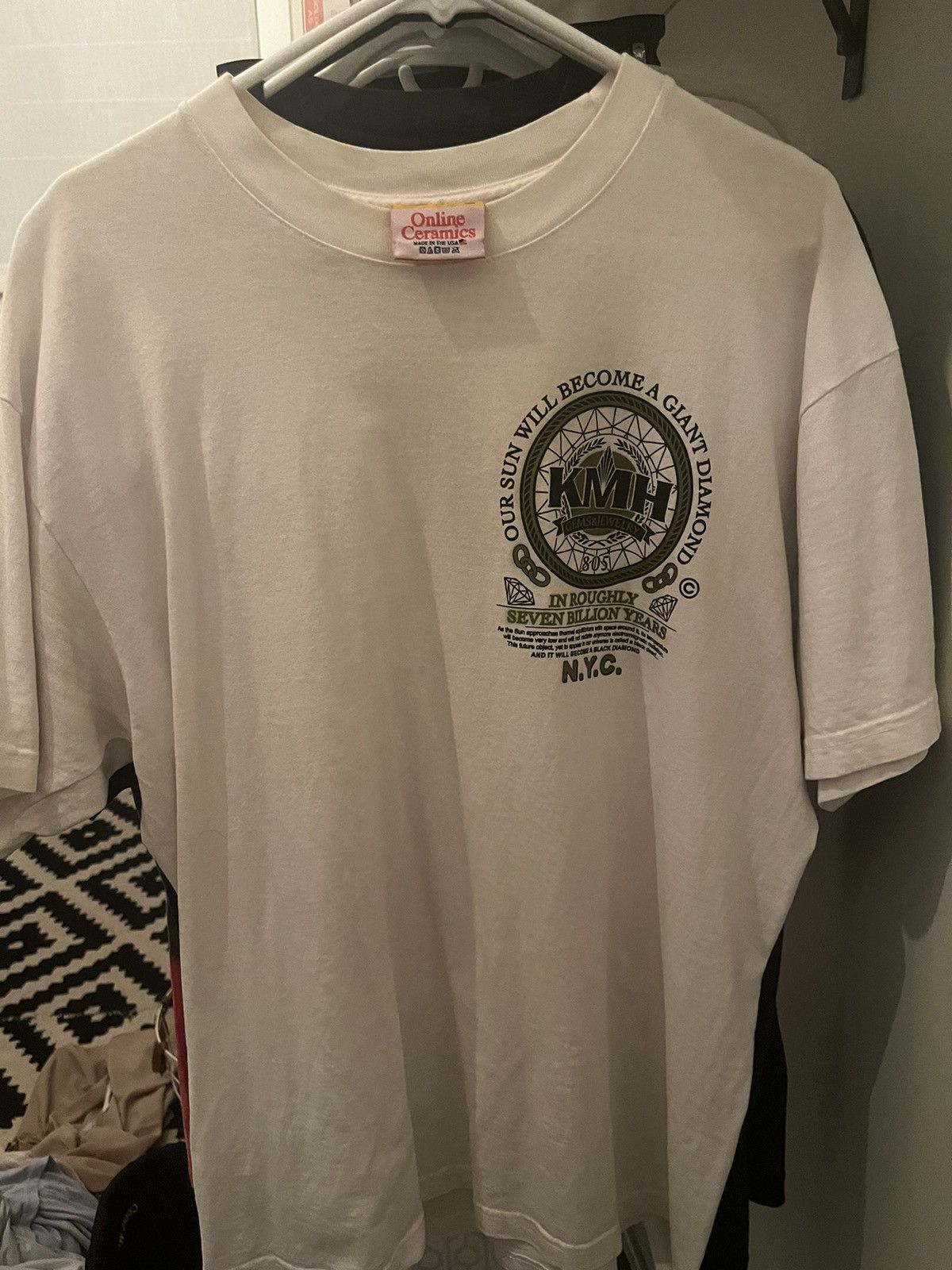 Online Ceramics Online Ceramics Uncut Gems White Short Sleeve Size US L / EU 52-54 / 3 - 1 Thumbnail