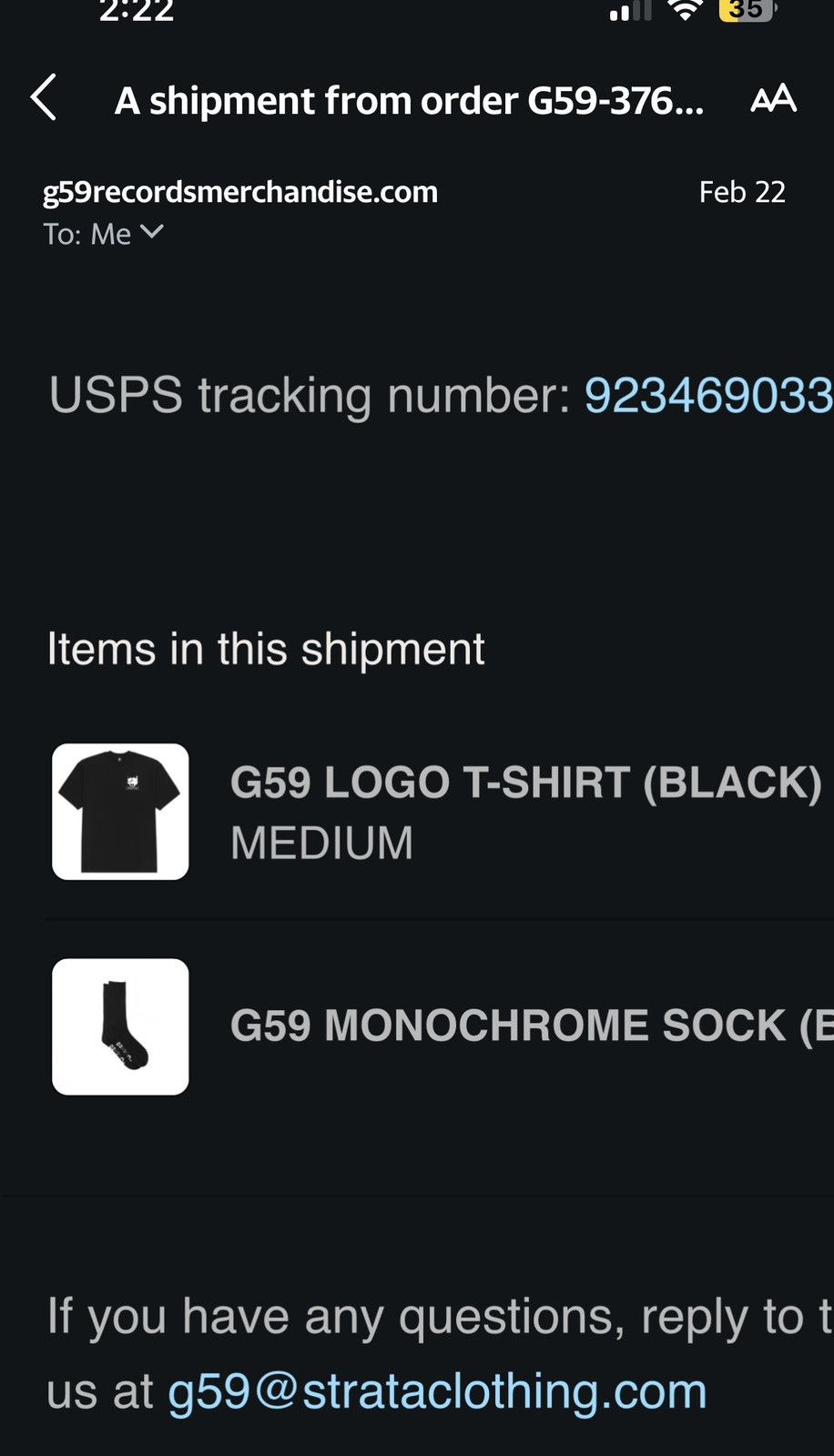G59 Records G59 Logo T-Shirt Size US M / EU 48-50 / 2 - 4 Thumbnail