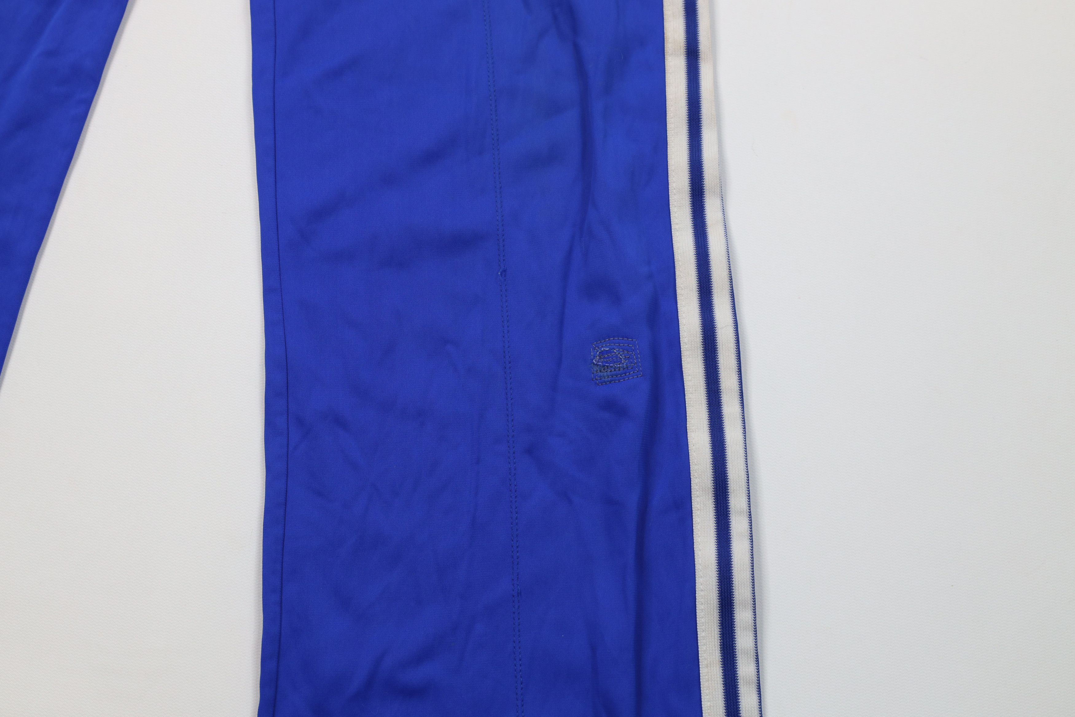 Adidas Vintage 70s Adidas Flare Wide Leg Pants Royal Blue France Size US 34 / EU 50 - 5 Thumbnail