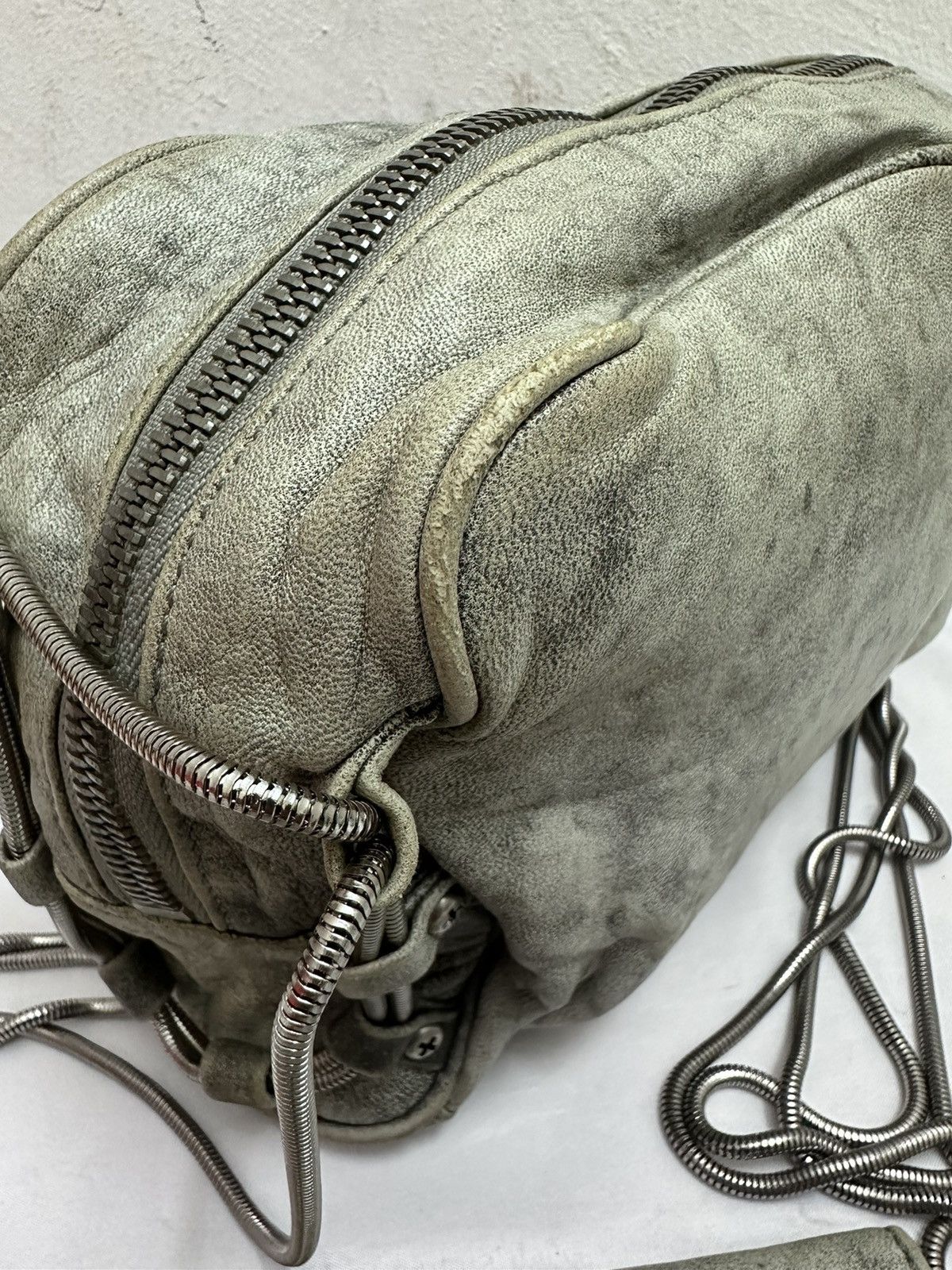 Alexander Wang Vintage Alexander Wang Cargo Leather Sling Bag Size ONE SIZE - 9 Thumbnail
