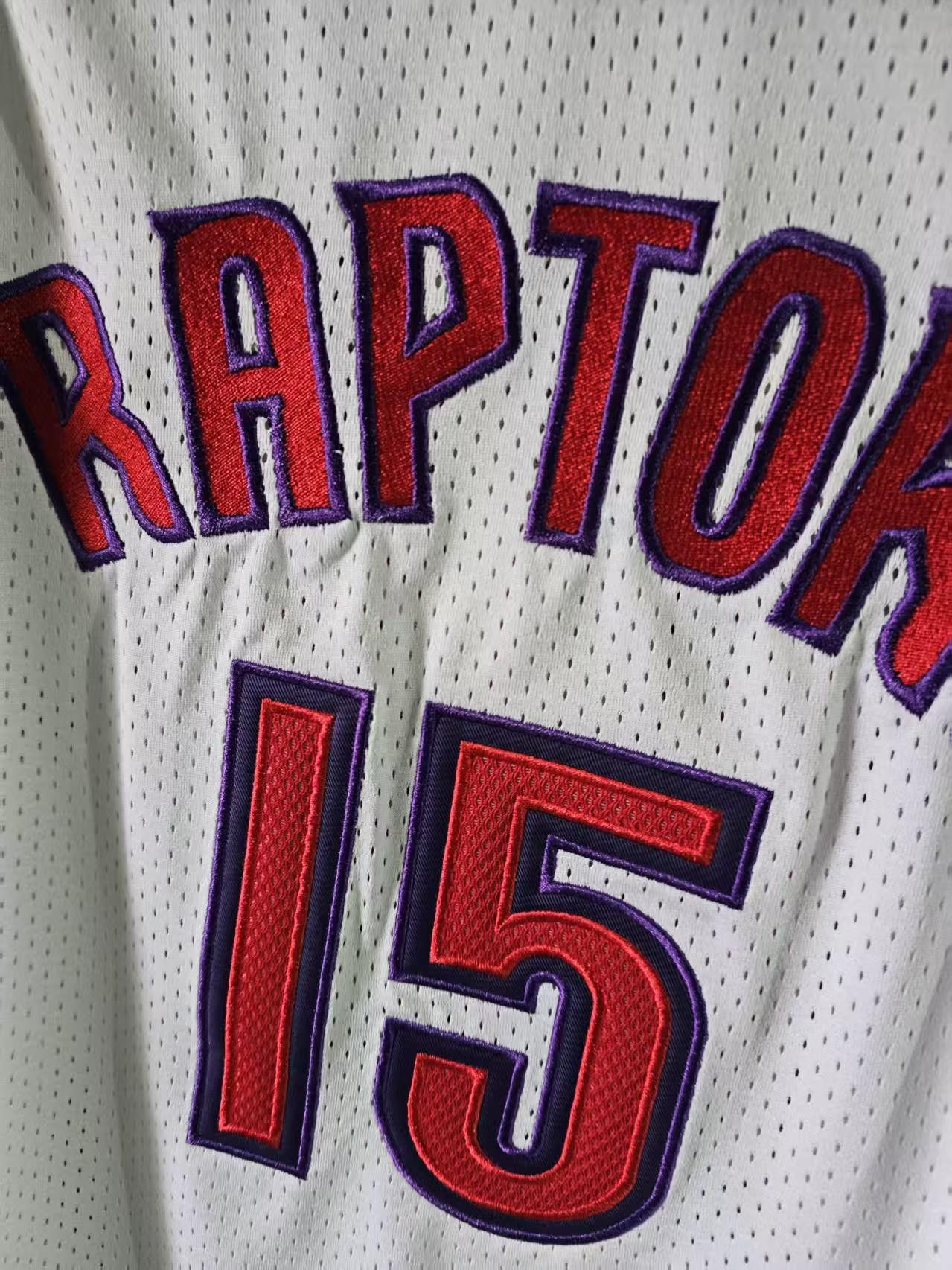 NBA Toronto Raptors Vince Carter Jersey Double Stitched Purpl L Size US L / EU 52-54 / 3 - 3 Thumbnail