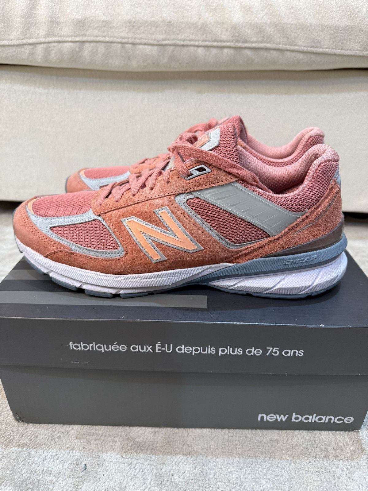 New Balance New Balance 990v5 Sunrise Rose Made in USA Size US 11 / EU 44 - 5 Thumbnail