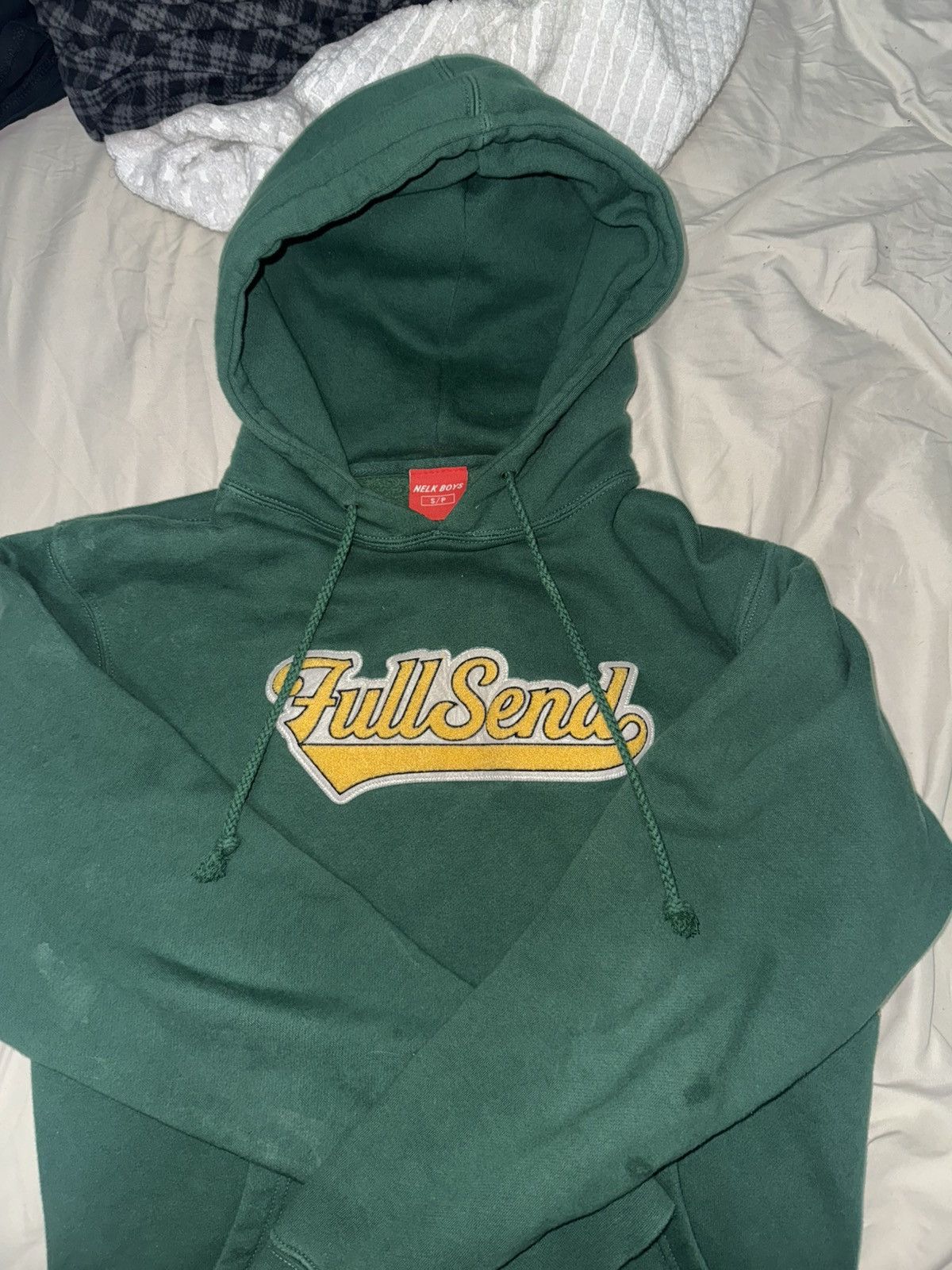 Full Send Nelk Boys Full Send Green Hoodie Size S (Rare Vintage Drop) Size US S / EU 44-46 / 1 - 1 Thumbnail