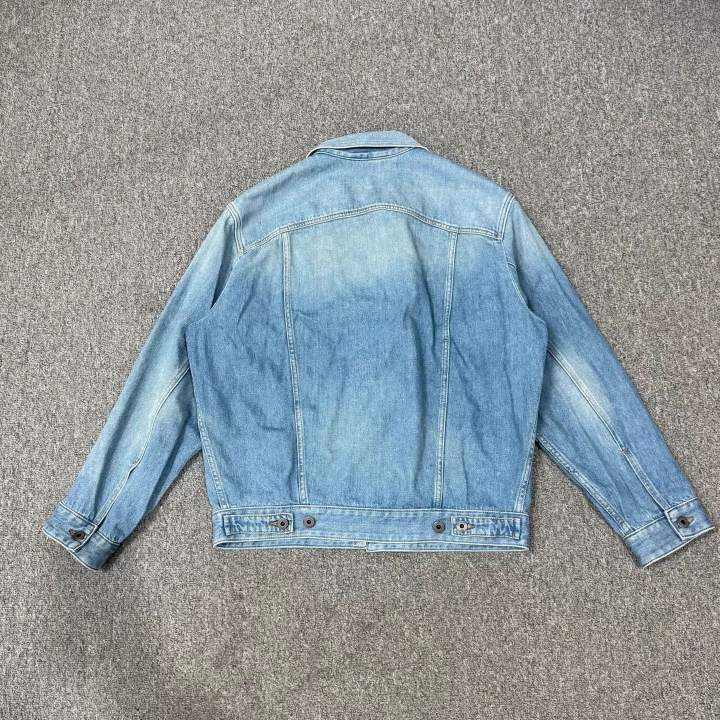 Valentino Valentino Big Chest Logo Denim Jacket 40 99 New Size S / US 4 / IT 40 - 2 Thumbnail