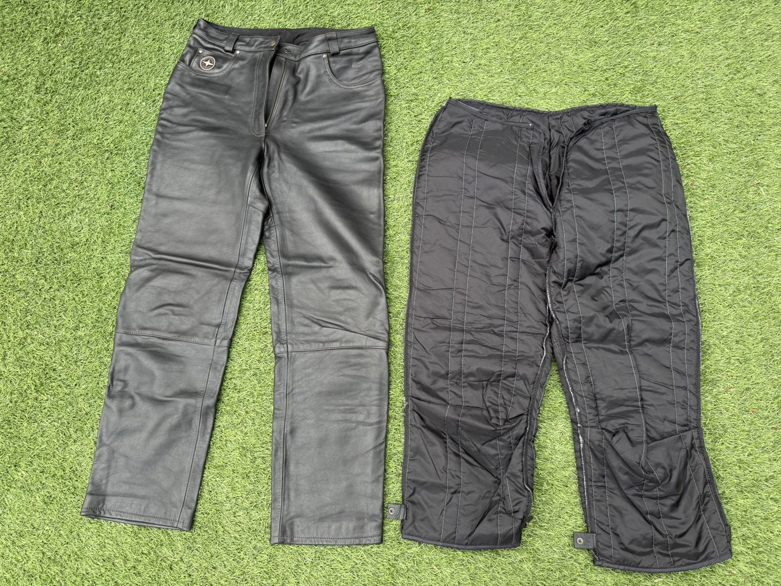 Other REUSCH insulated Motorcycle Leather Pants, chocolate brown Size US 32 / EU 48 - 3 Thumbnail