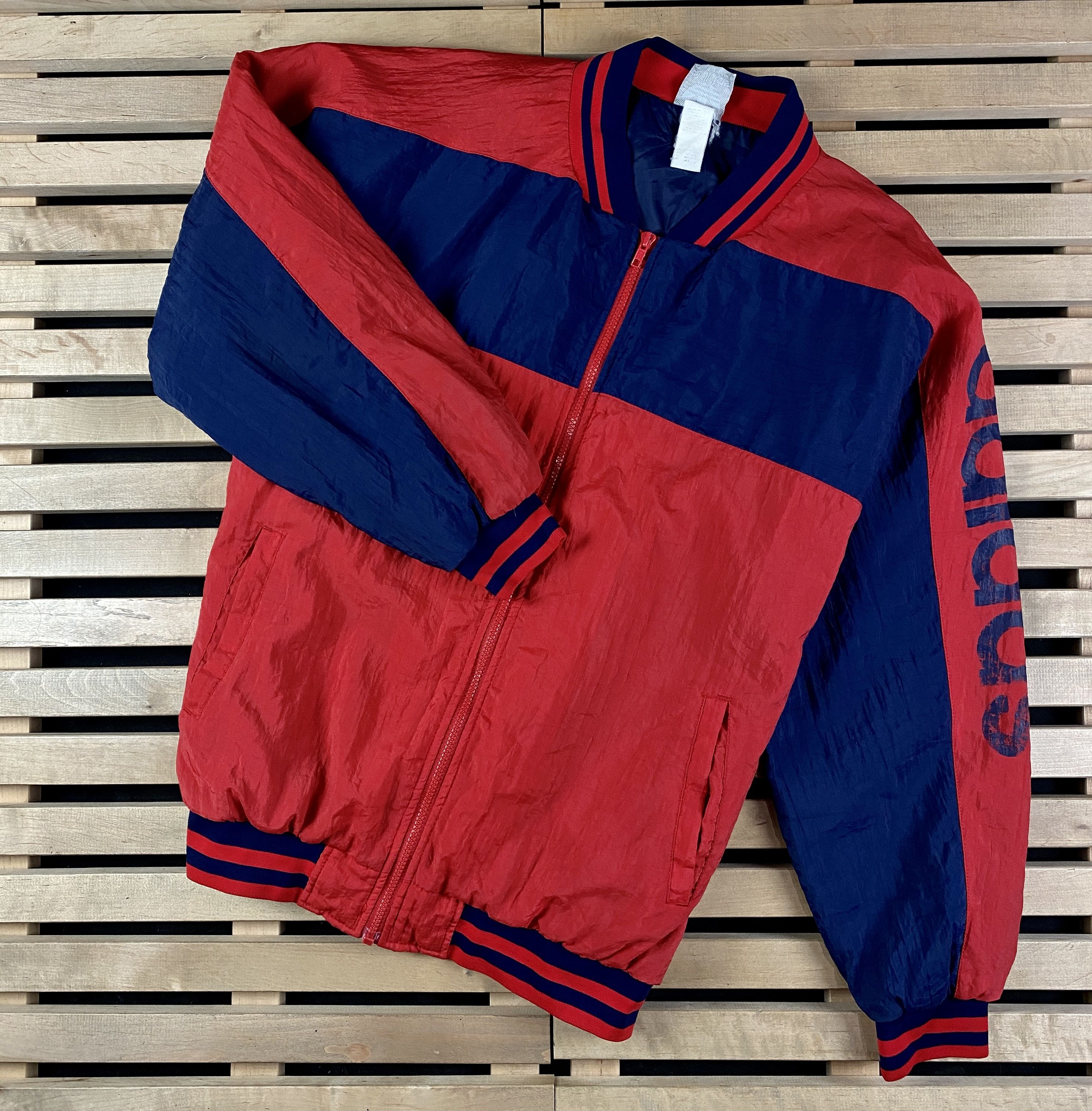 Adidas × Vintage Mens Vintage Bomber Jacket Adidas Big Logo Size XL Size US XL / EU 56 / 4 - 2 Thumbnail