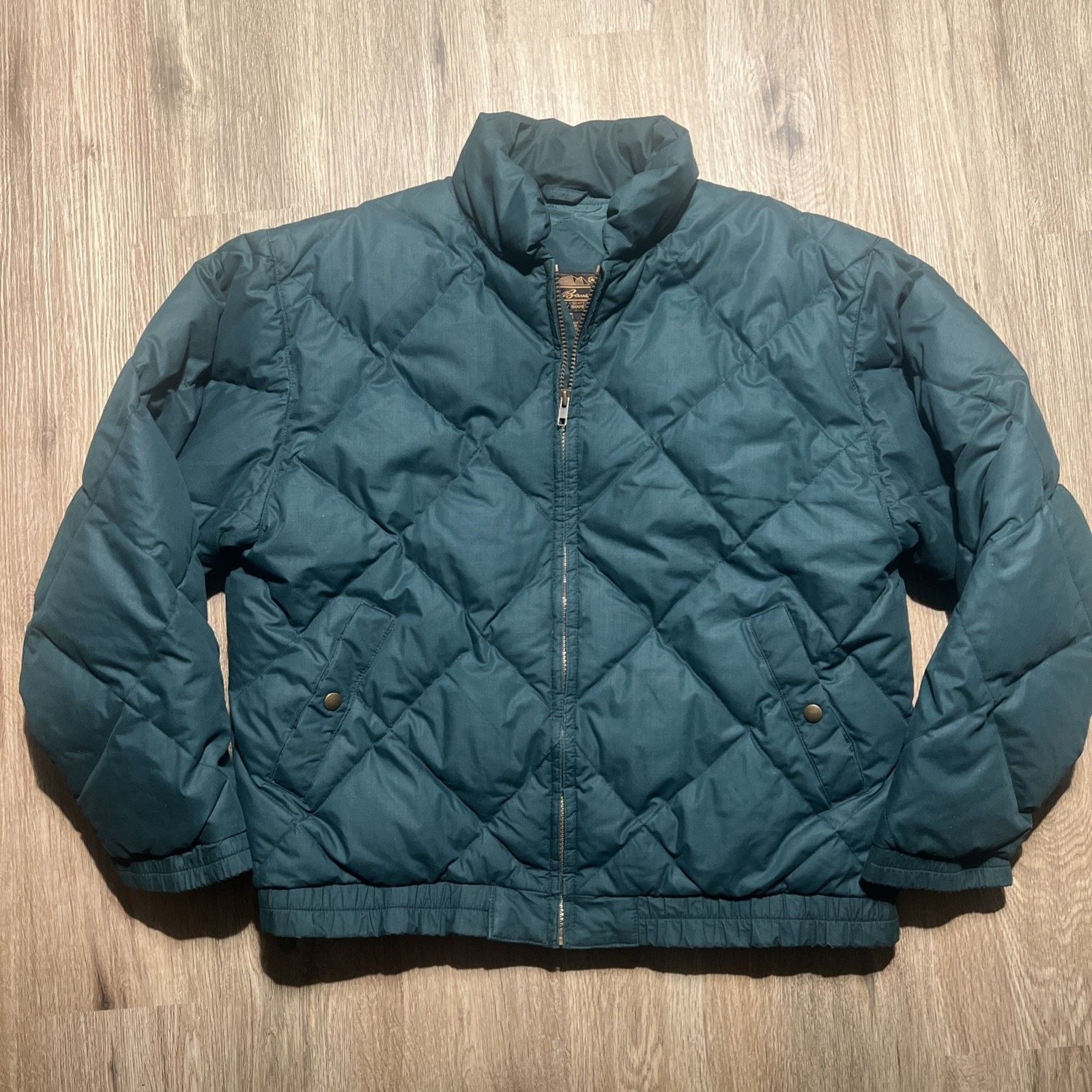 Eddie Bauer Vintage Eddie Bauer Goose Down Jacket Mens M Green Bomber Size US M / EU 48-50 / 2 - 2 Thumbnail