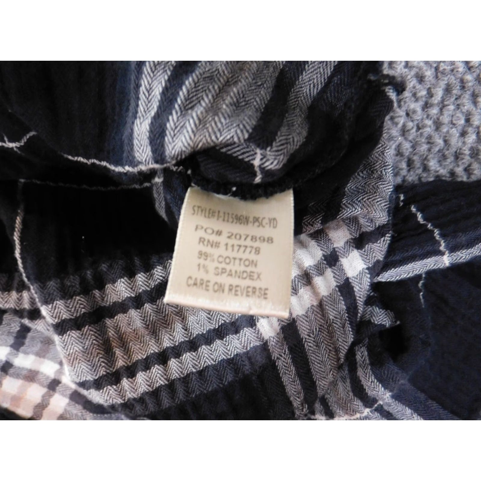Vintage Lovestitch Womens Black Plaid Button-Up Blouse M User: Lovestitch Womens Black Plaid Button-Up Blouse M Size M / US 6-8 / IT 42-44 - 7 Thumbnail