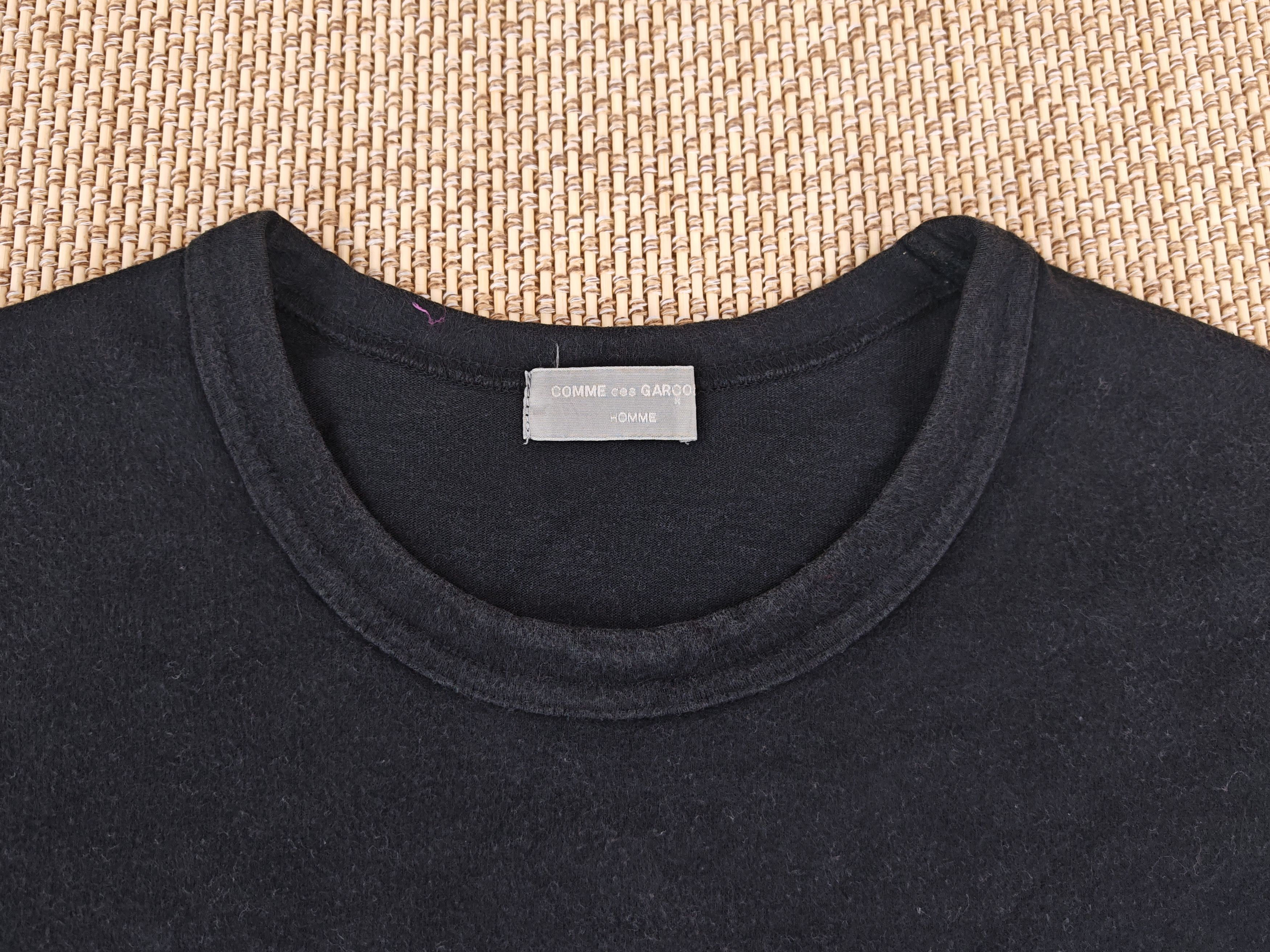 Comme des Garcons Homme Comme des Garçons Homme 2 Fabrics Long Sleeve Tee Size US M / EU 48-50 / 2 - 6 Thumbnail