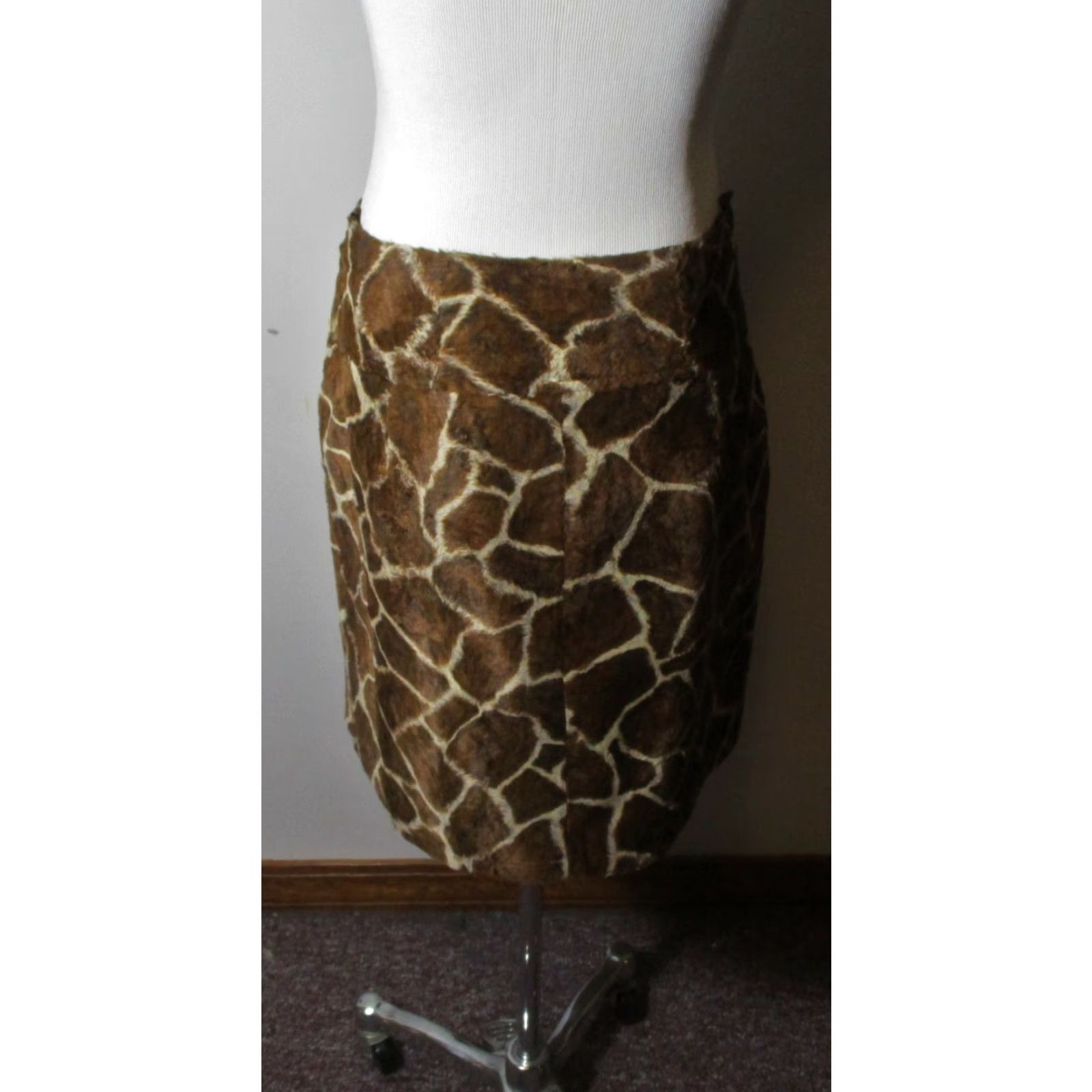 Nanette Lepore NANETTE LEPORE Brown Faux Fur Skirt Women's Size 6 Size 28" / US 6 / IT 42 - 5 Thumbnail
