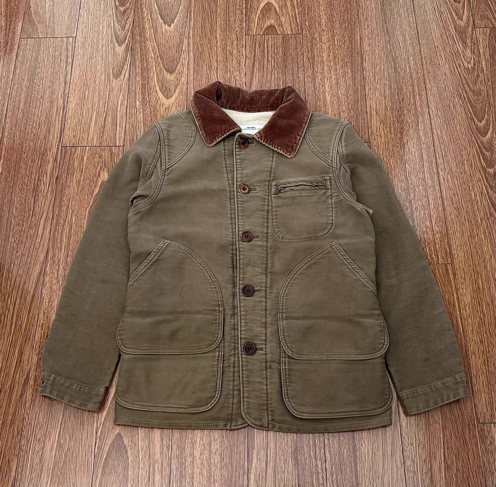 Visvim VISVIM MINIE HUNTING JKT (DMGD MOLESKIN) Size US M / EU 48-50 / 2 - 1 Thumbnail