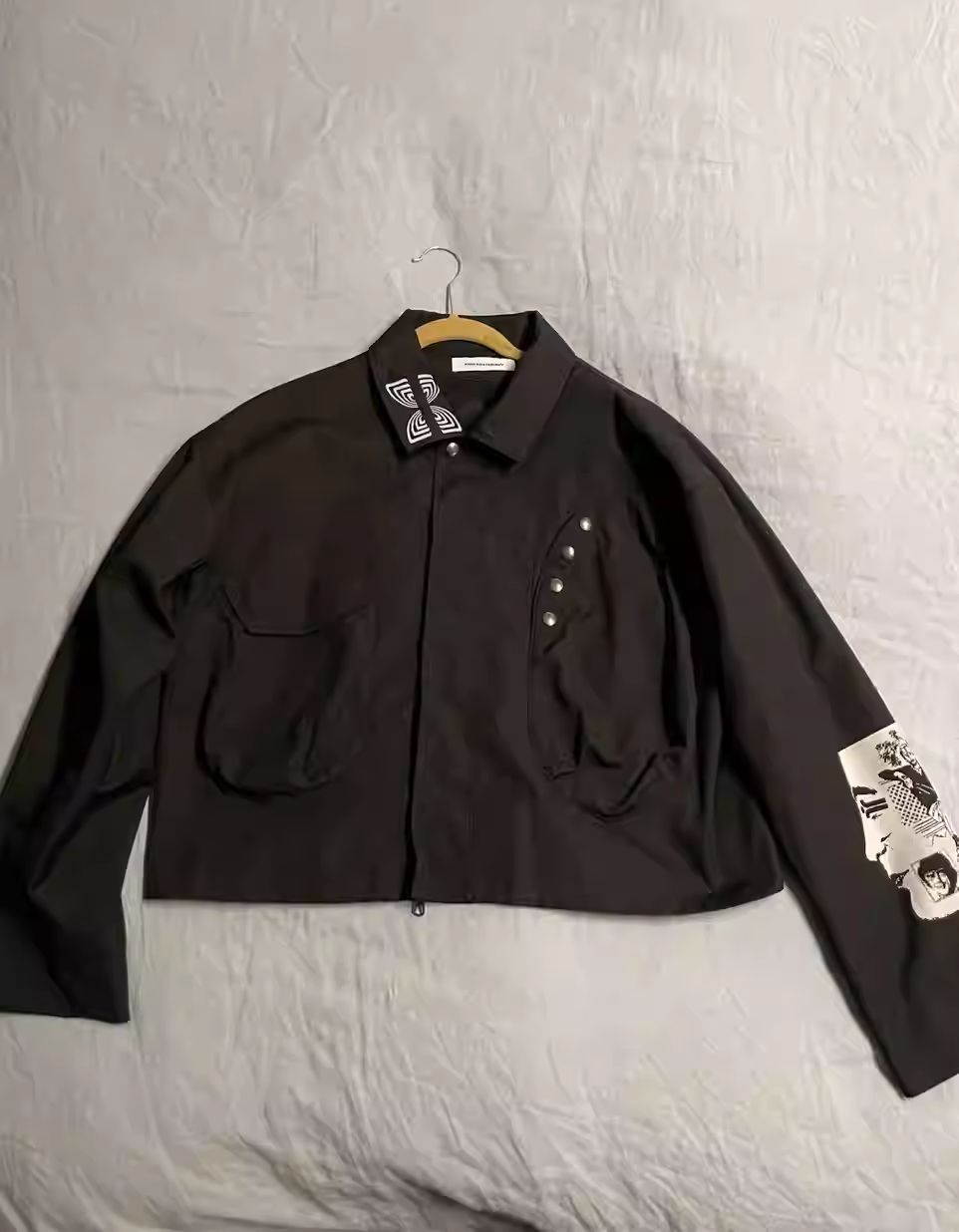 Pre-owned Kiko Kostadinov Yamantaka Co-branded Short Jacket In Black