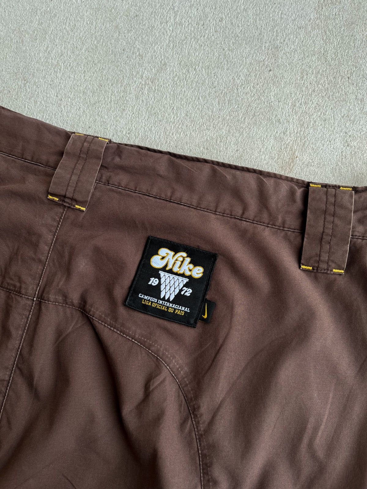 Nike Vtg Nike 1972 Liga oficial do pais wide leg cargo pants Size US 36 / EU 52 - 14 Thumbnail