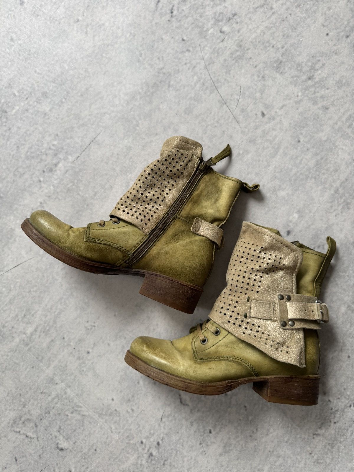 Japanese Brand × Vintage ✅Vintage MJUS JAPANESE STYLE like a As98 shoes boots Size US 5.5 / IT 35.5 - 5 Thumbnail
