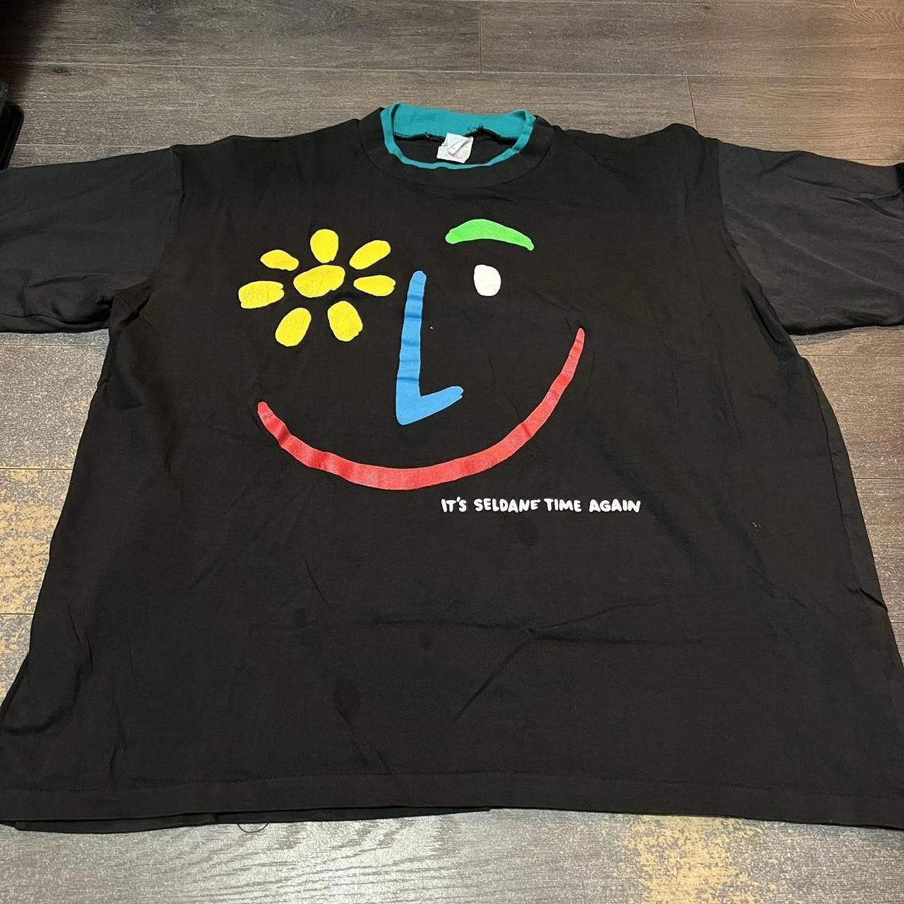 Designer Vintage Its Seldane Time Again T Shirt 90s Large Size US L / EU 52-54 / 3 - 3 Thumbnail
