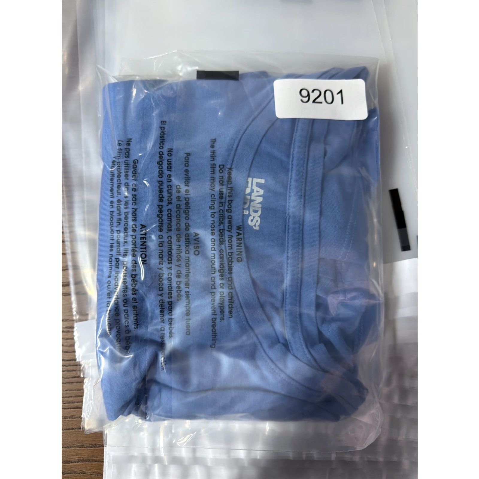 Lands' End Lands' End Womens Blue Crew Neck Short Sleeve T-Shirt XL 18-20 Regular Fit Easy Care Modern Casual Knit T-Shirt Women Size XL / US 12-14 / IT 48-50 - 4 Thumbnail
