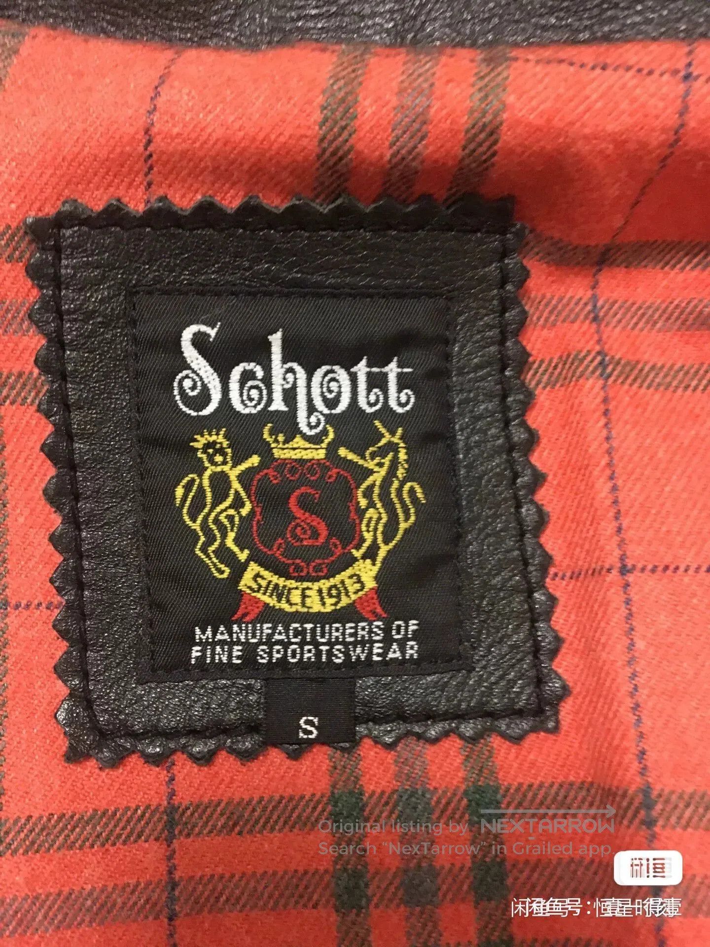 Schott Schott Classic Motorcycle Jacket. Size US S / EU 44-46 / 1 - 5 Thumbnail