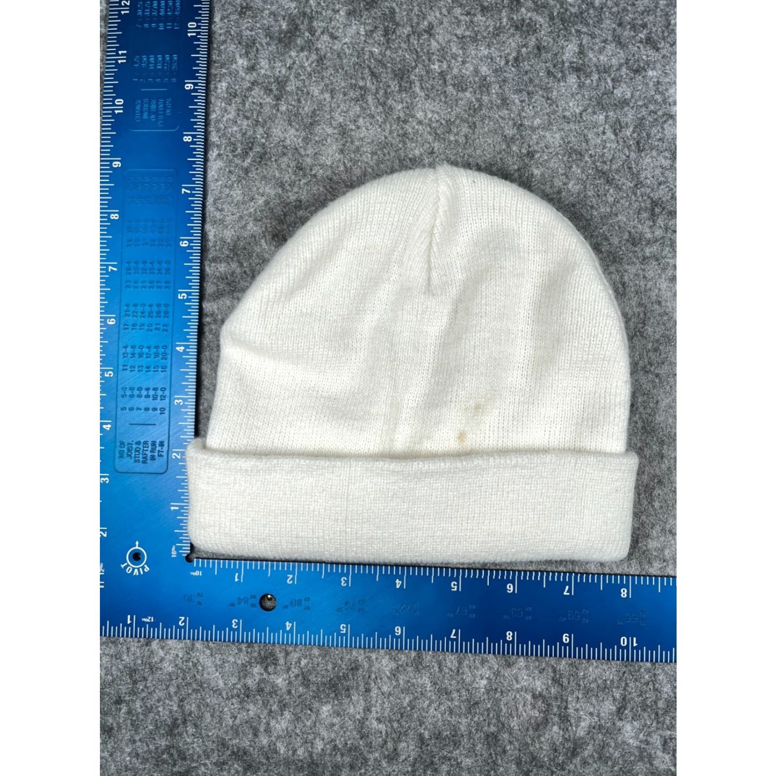 ESPIRIT Spirit Beanie Knit Adult One Size White 100% Acrylic Winter Ski Hat Unisex Mens Womens Beanie Holiday Outdoor Size ONE SIZE - 3 Thumbnail