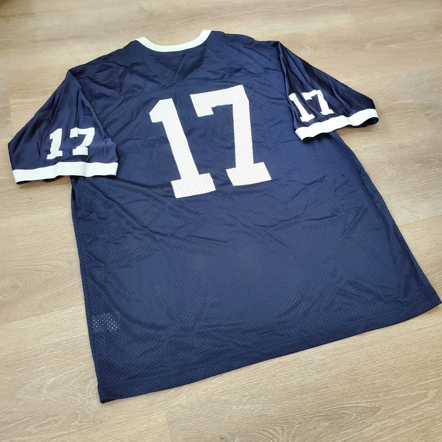 Nike Vtg Nike Penn State #17 Football Jersey Y2K NWOT Size US XXL / EU 58 / 5 - 7 Thumbnail