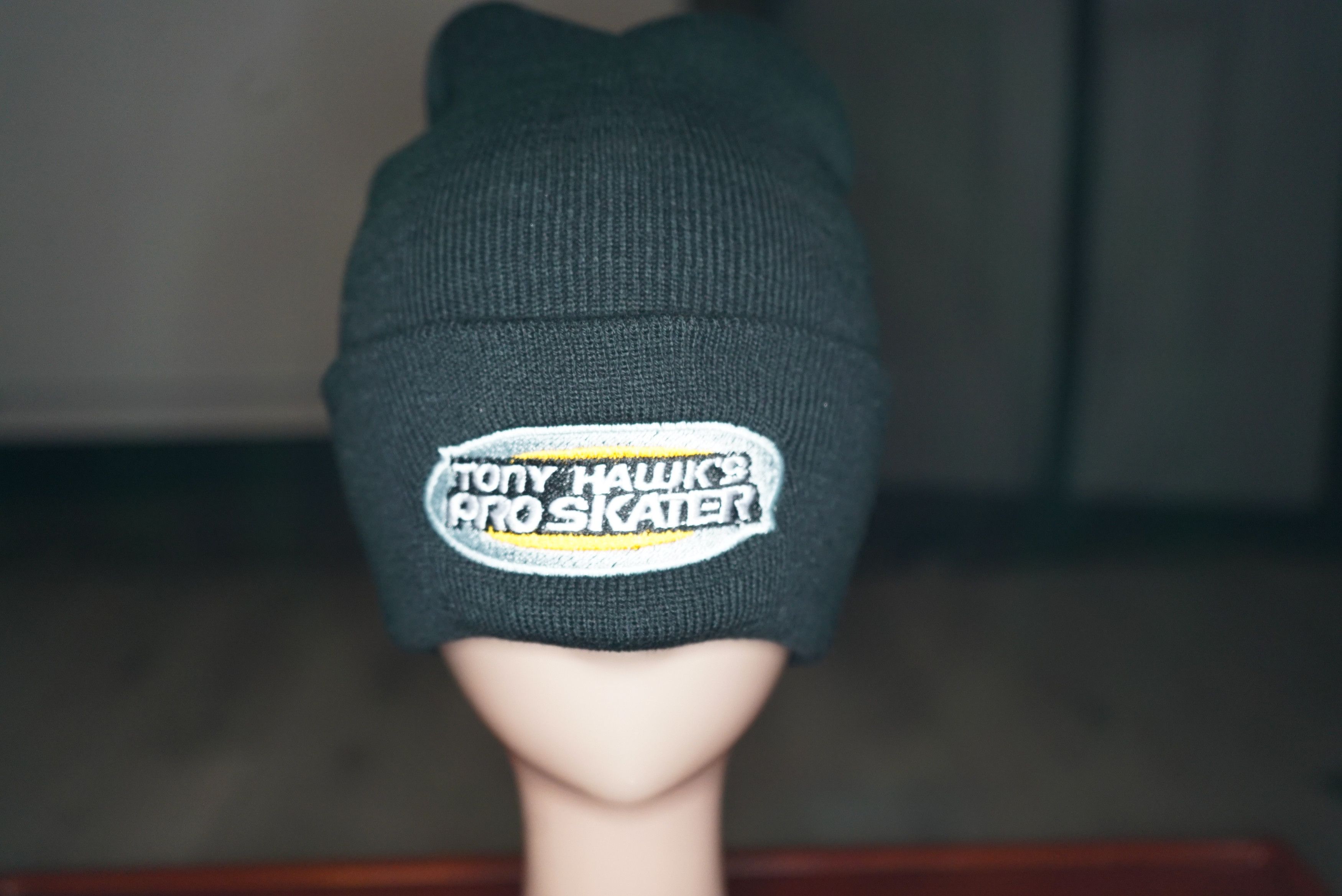 Handmade Tony Hawk's Pro Skater Logo, 2000s 90s Y2K Beanie Size ONE SIZE - 2 Thumbnail