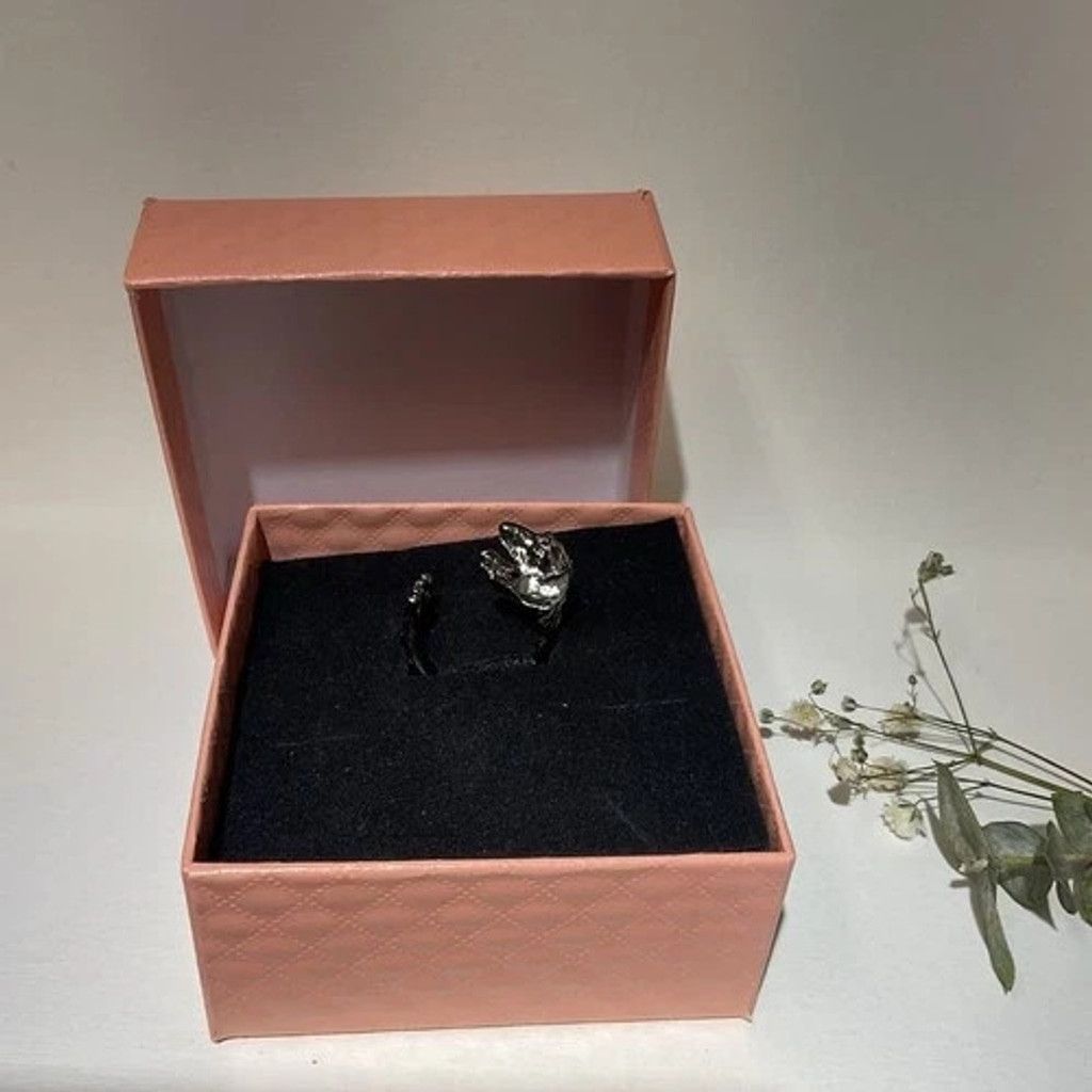 The Unbranded Brand NWT Cute Open Ring Silver Adjustable Jewelry for Women Gift Size ONE SIZE - 10 Thumbnail