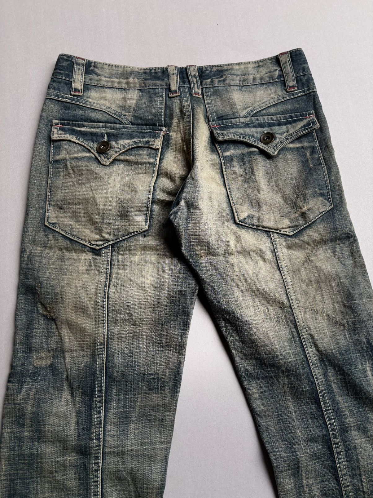 Japanese Brand Glad news flare jeans Size US 29 - 8 Thumbnail