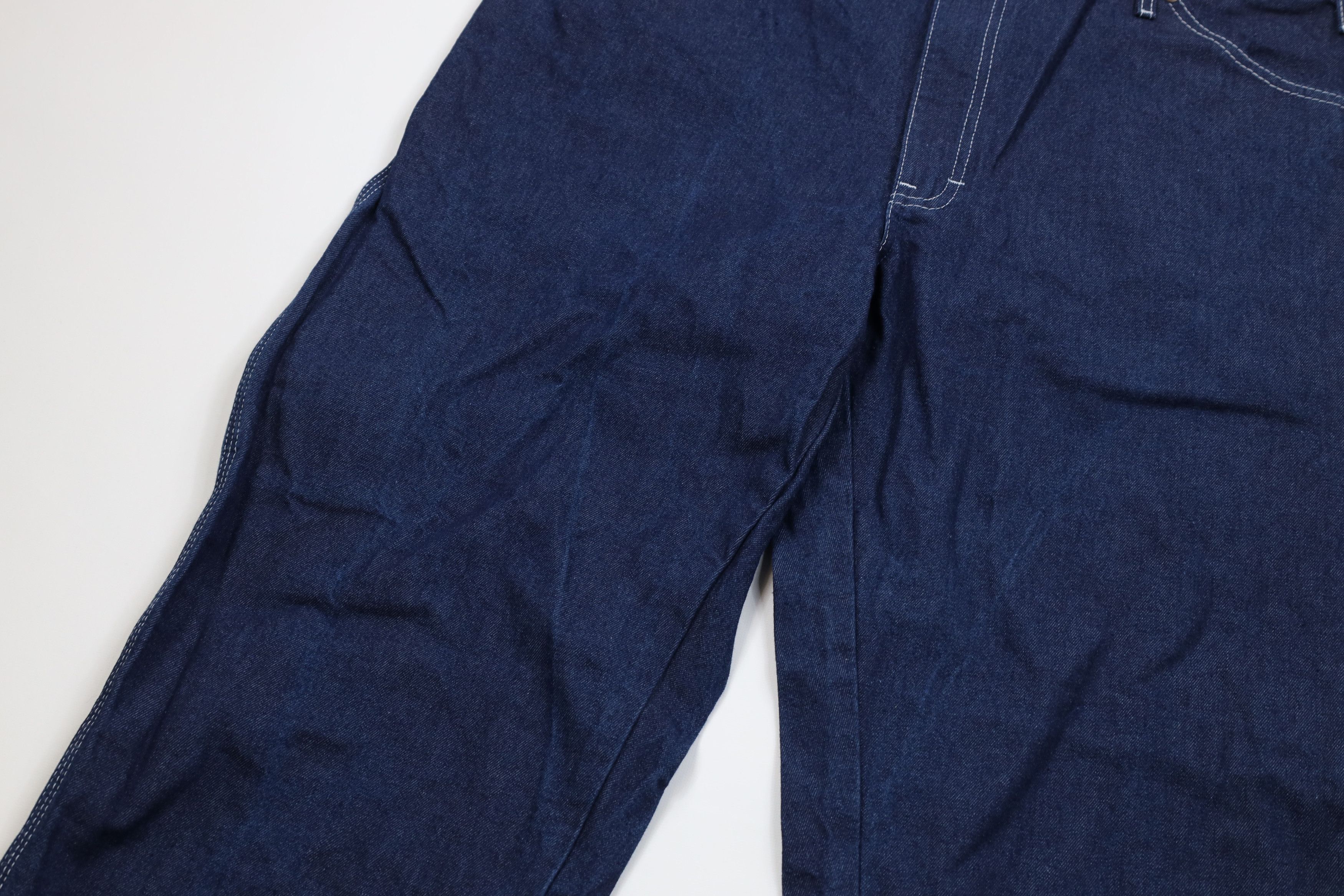 Dickies Vintage Dickies Wide Leg Dungaree Denim Jeans Indigo Size US 38 / EU 54 - 6 Thumbnail