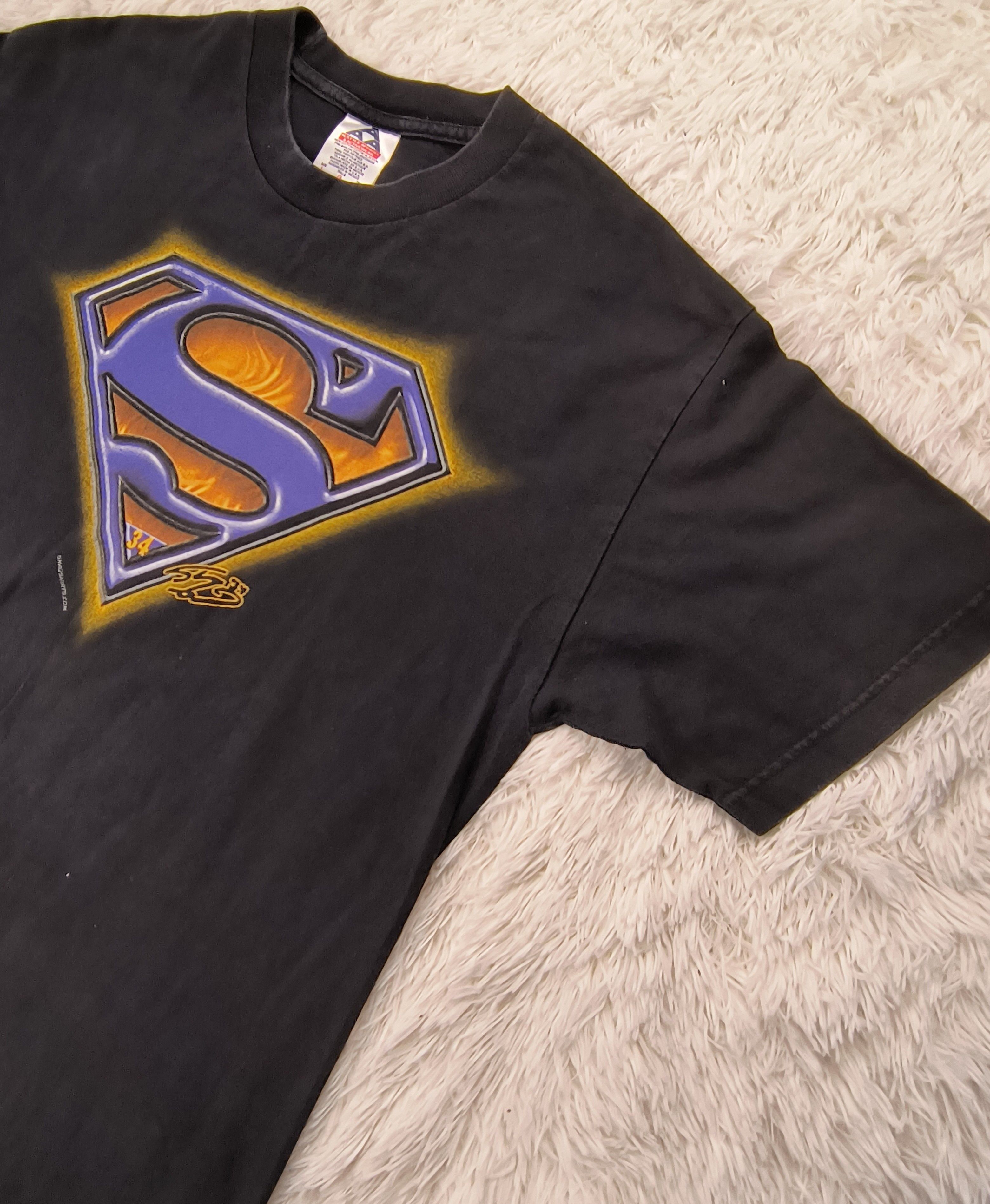 AAA Vintage Lakers Superman Shaquille O'Neal tee Size US L / EU 52-54 / 3 - 3 Thumbnail