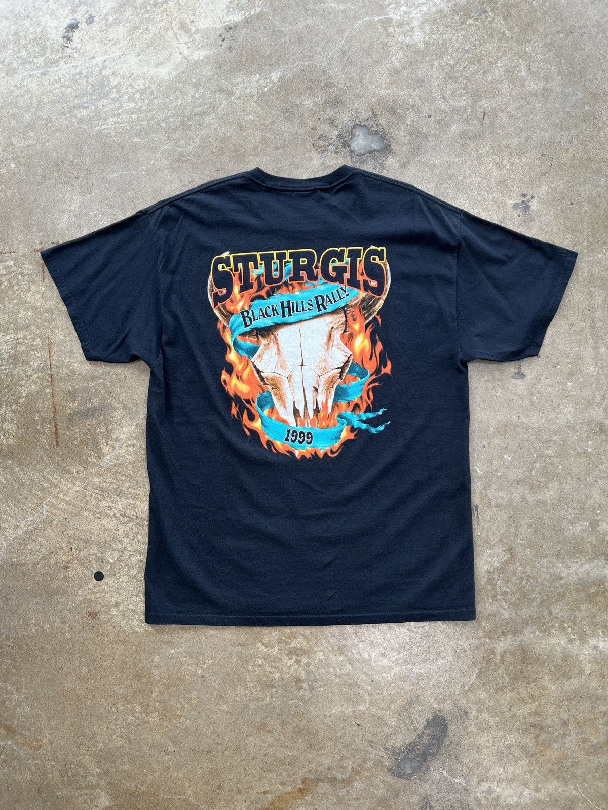 Harley Davidson Vintage 1999 Sturgis Black Hills Rally Forged Souls Tee XL Size US XL / EU 56 / 4 - 2 Thumbnail