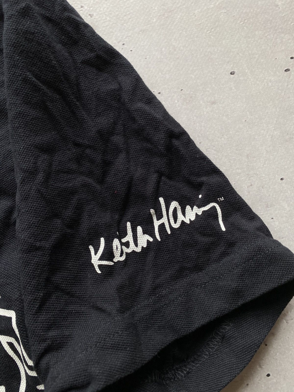 H&M × Keith Haring H&M x Keith Haring Polo Shirt Limited Edition Rare Black Size US S / EU 44-46 / 1 - 4 Thumbnail