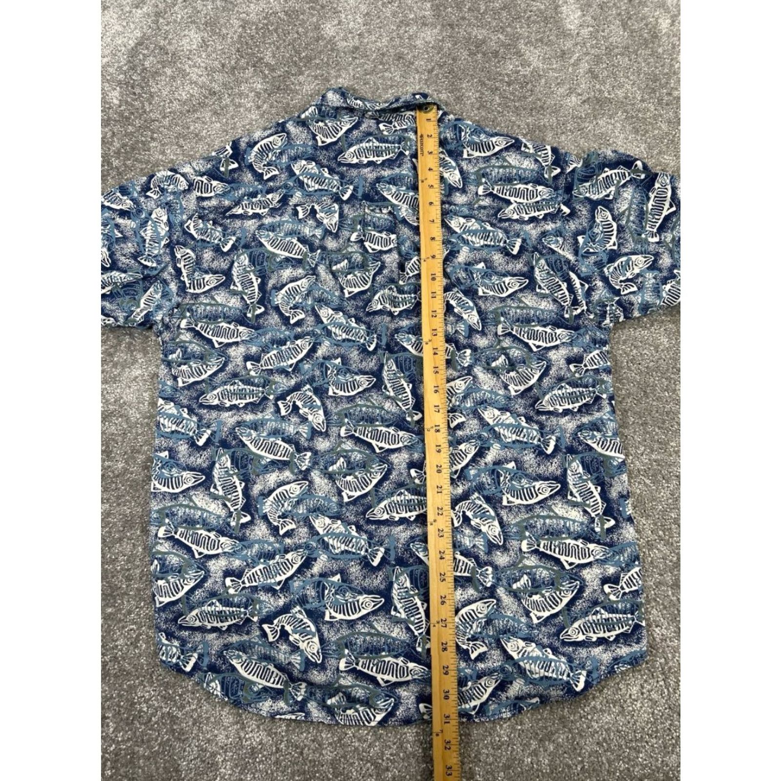 Vintage Columbia Shirt Mens Large Blue Button Up Size US L / EU 52-54 / 3 - 6 Thumbnail