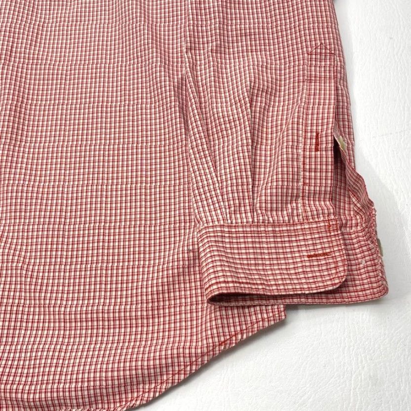 Vintage Columbia Omni Shade Shirt Men's Large Red Check Long Sleeve Button-Up Vented Size US L / EU 52-54 / 3 - 4 Thumbnail