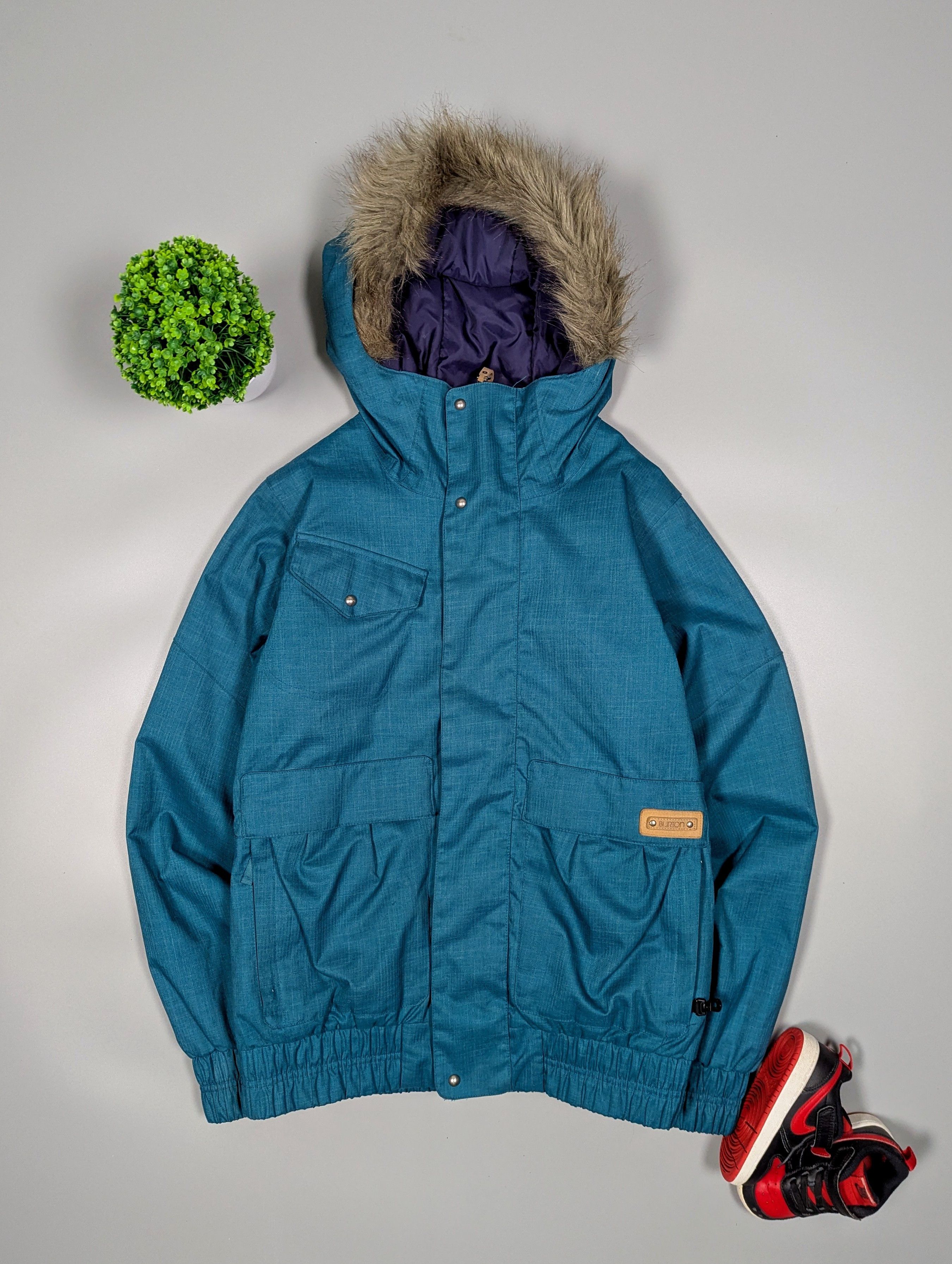 Burton × Vintage BURTON DryRide Women's Ski Gorpcore Dark Green Jacket Size M / US 6-8 / IT 42-44 - 1 Thumbnail