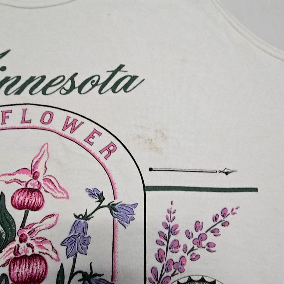 Vintage Vintage Minnesota Wildflower Tank Top L USA Made VTG 90s Size L / US 10 / IT 46 - 3 Thumbnail