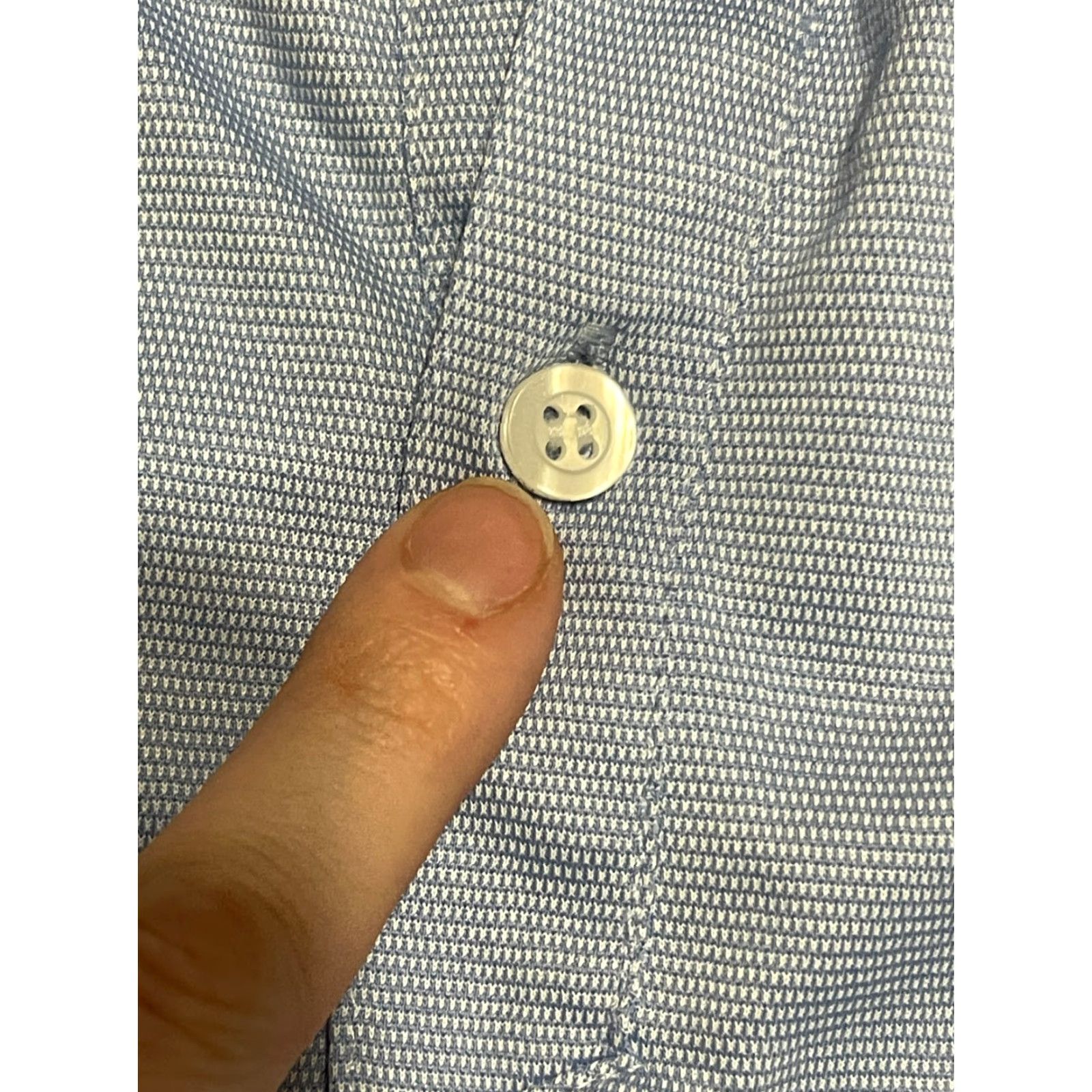 Vintage Modern Ambition Shirt Polo Short Sleeve, Men's Medium, Blue, 1/4 Buttons, Casual, Regular Fit Size US M / EU 48-50 / 2 - 5 Thumbnail