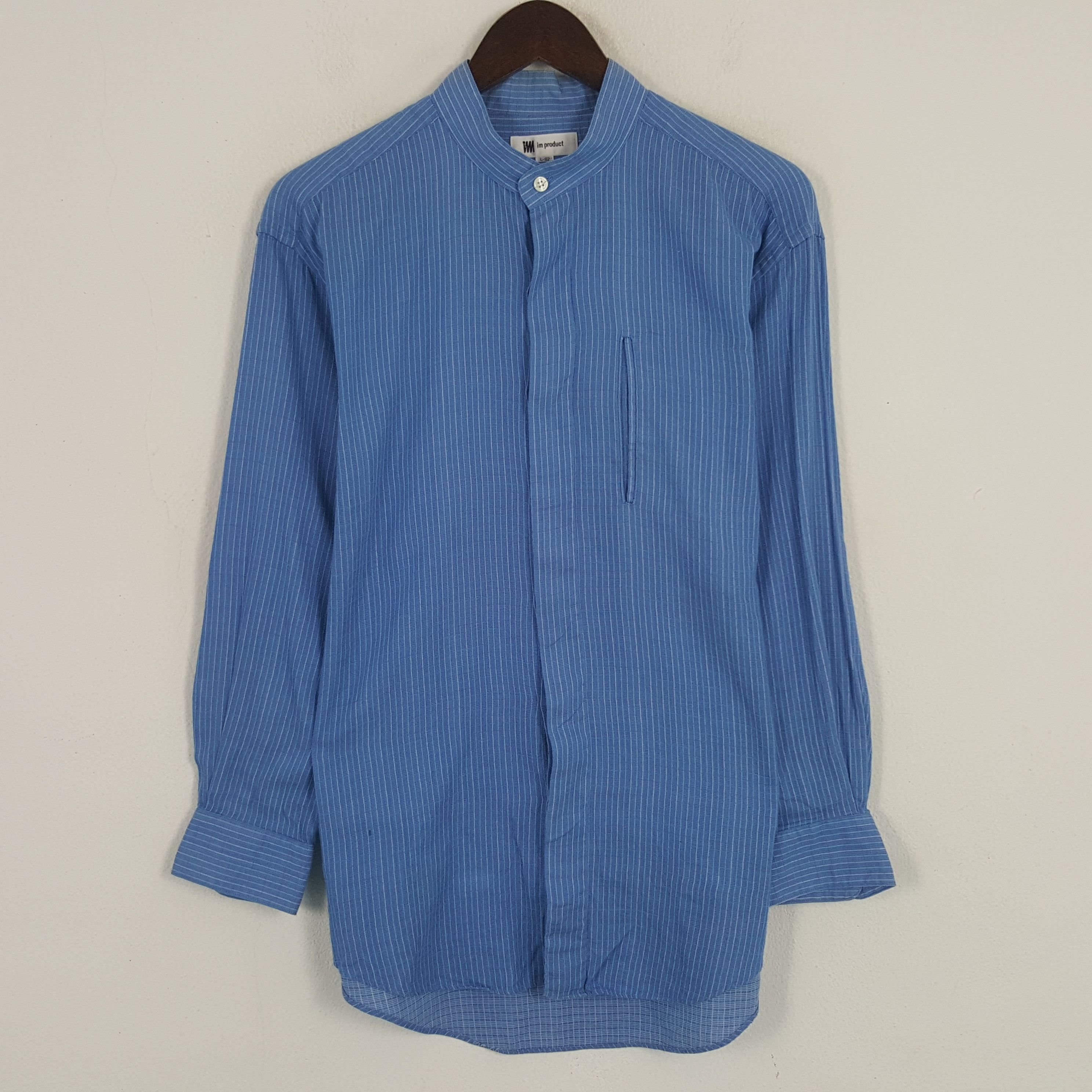Issey Miyake × Vintage Vintage Issey Miyake Japanese Button Up Shirt Size US L / EU 52-54 / 3 - 1 Thumbnail