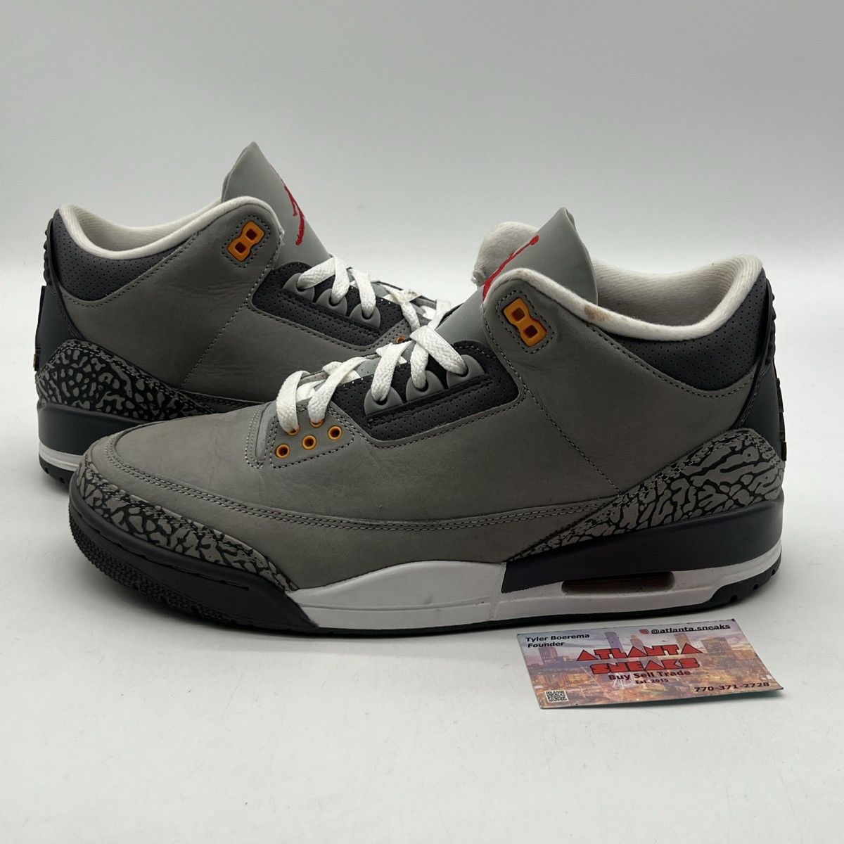 Jordan Brand Air Jordan 3 cool grey Size US 11.5 / EU 44-45 - 1 Thumbnail