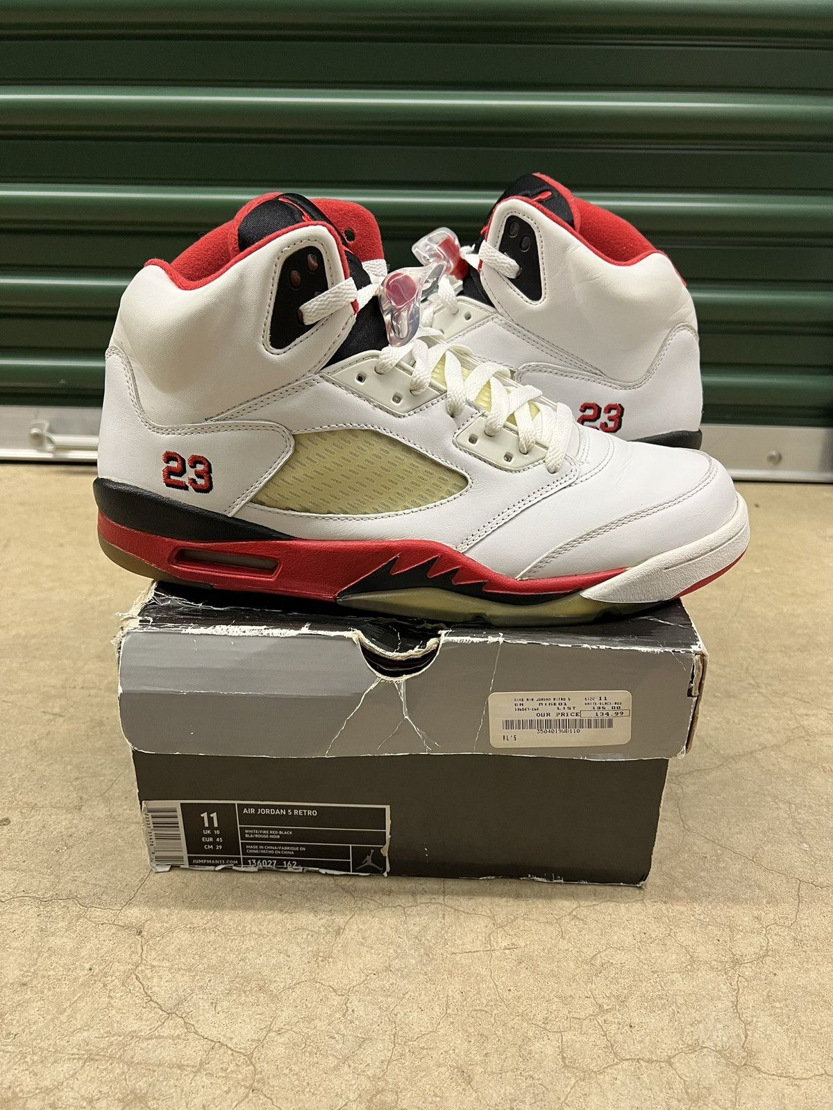 Jordan Brand Jordan 5 Retro Fire Red 2006 Size 11 | Grailed Jordan Brand Jordan 5 Retro Fire Red 2006 Size 11 | Grailed