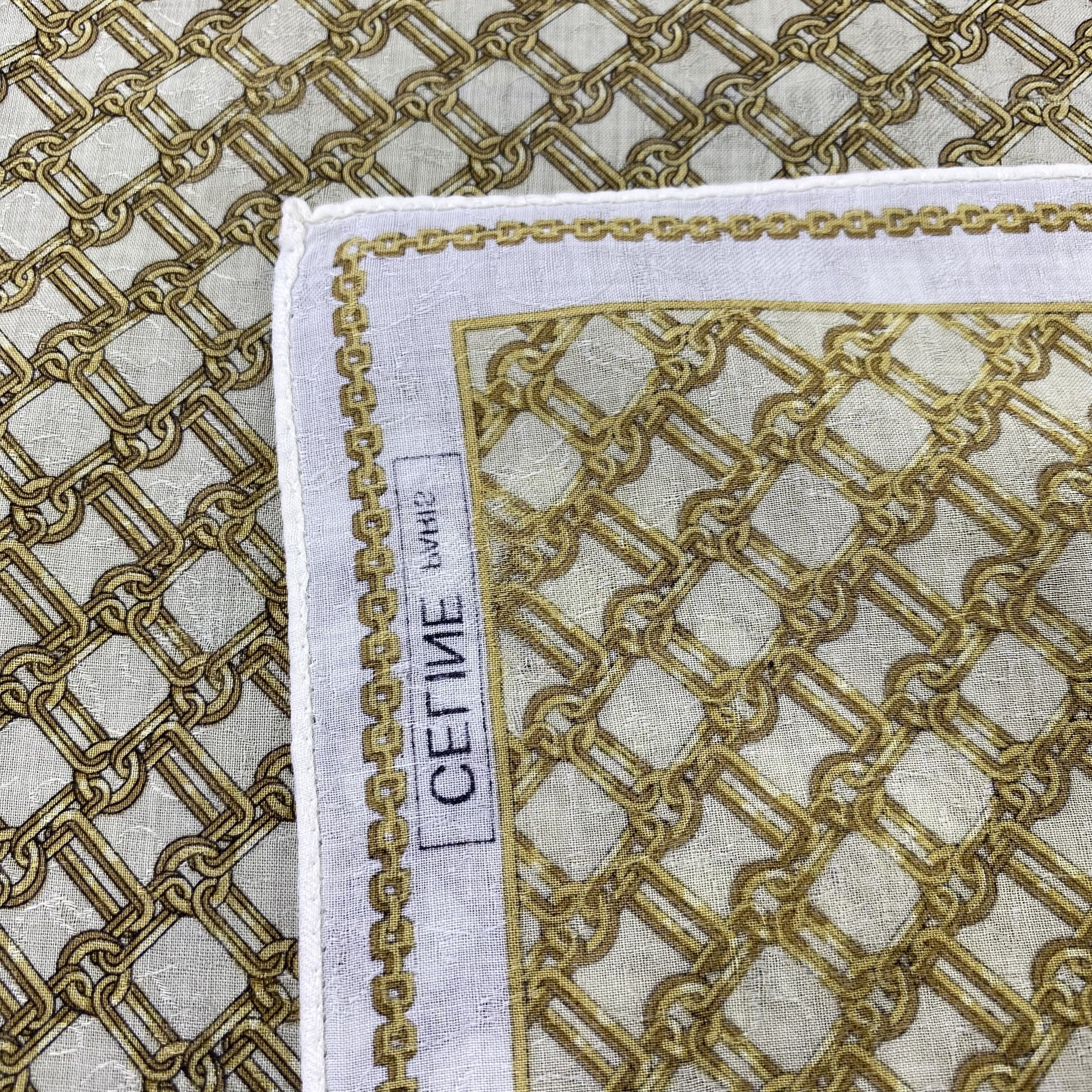 Celine Celine Handkerchief Neckerchief Bandana-B1762 Size ONE SIZE - 6 Thumbnail