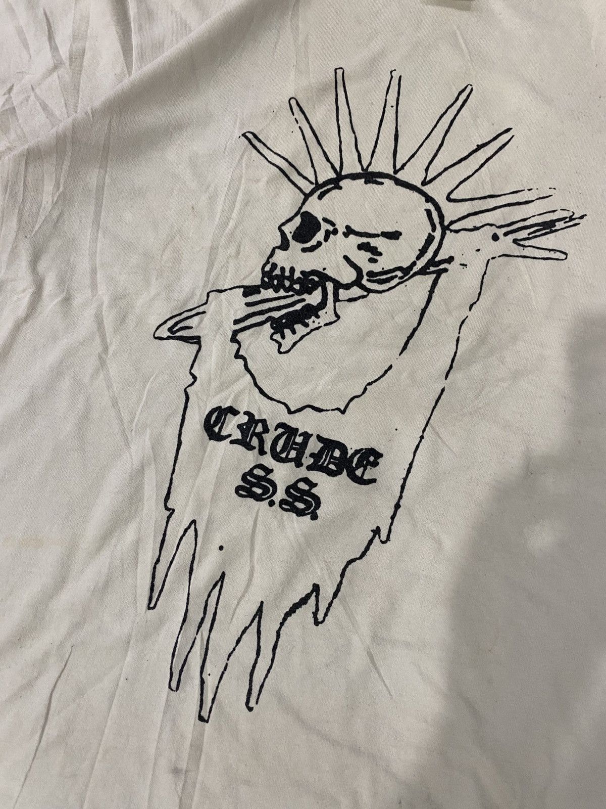 Vintage Vintage 90s Crude SS Crust Punk Band Anticimex Dystopia Sds Size US M / EU 48-50 / 2 - 2 Thumbnail