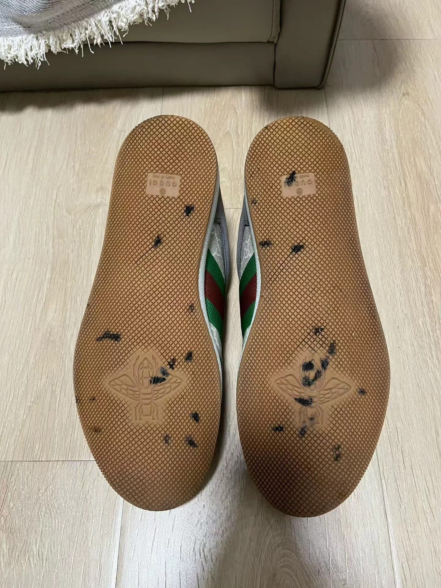 Gucci Gucci Rhyton 'Dirty' Sneaker Gray Green 8.5 US Original Box Size US 8.5 / EU 41-42 - 6 Thumbnail
