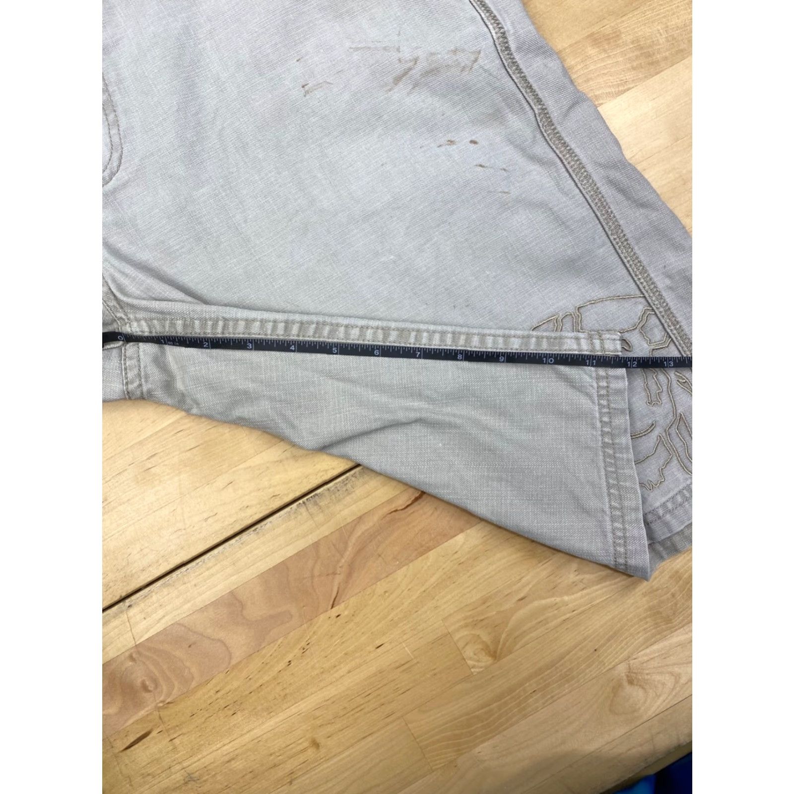 REEF REEF Shorts Bermuda Men 31 Beige Beach Surf Skate Lion Rasta #6150 Size US 31 - 6 Thumbnail