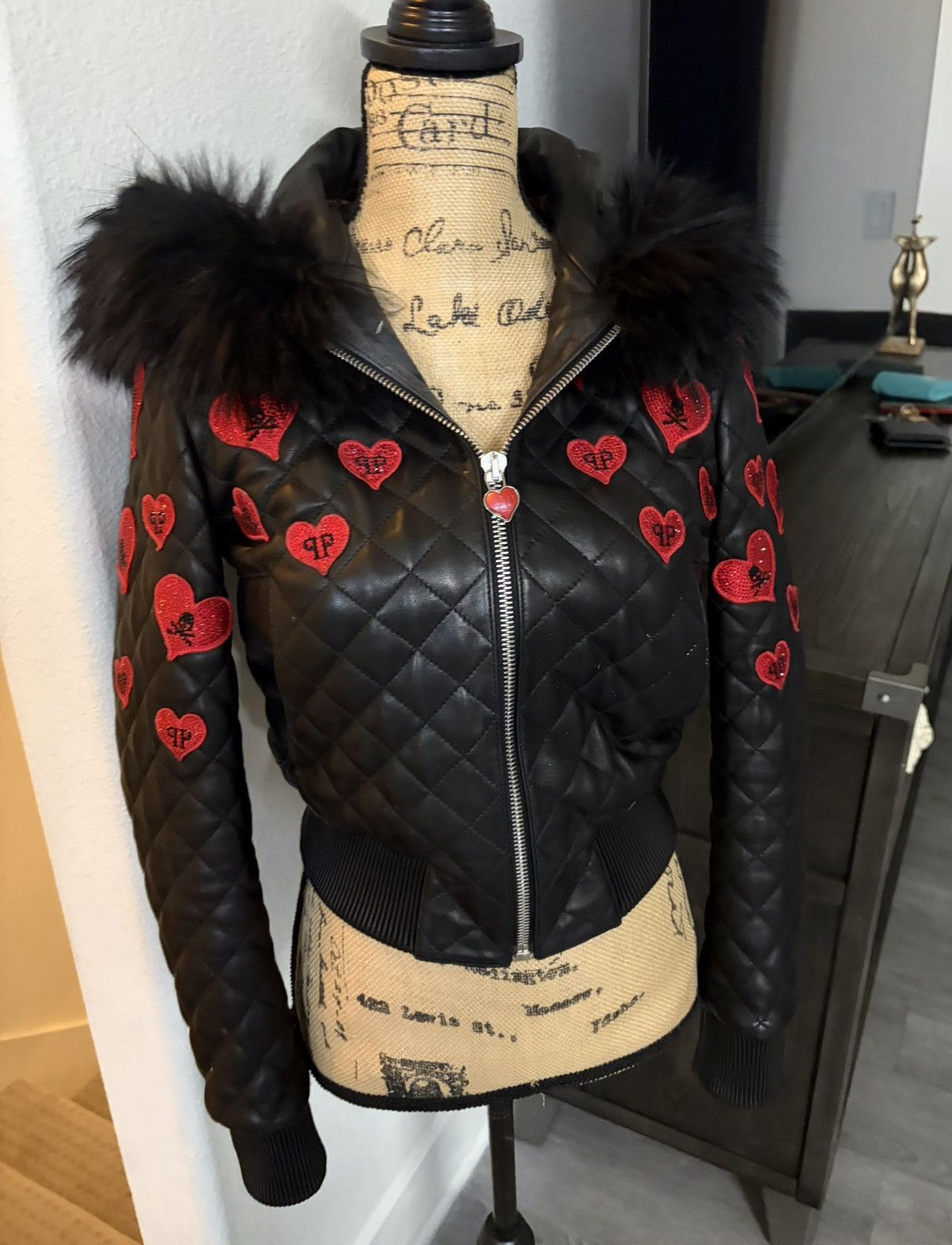 Philipp Plein Philipp Plein Rare Swarovski embellished black leather Size M / US 6-8 / IT 42-44 - 9 Thumbnail