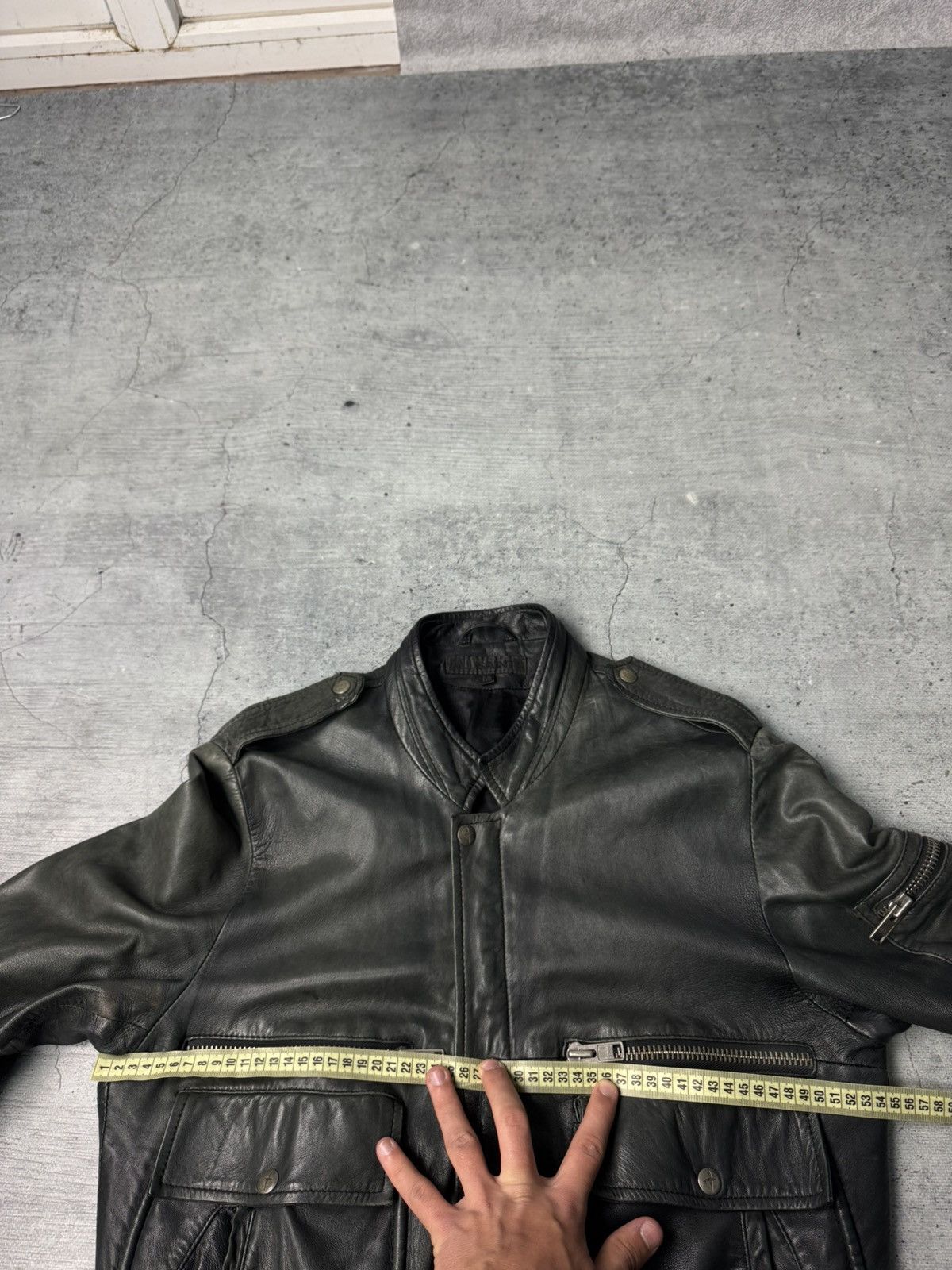 Allsaints Vintage Allsaints Genuine Leather Biker Y2K Jacket M Size US M / EU 48-50 / 2 - 12 Thumbnail