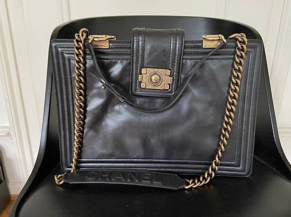 Chanel Large chanel boy bag Size ONE SIZE - 1 Thumbnail