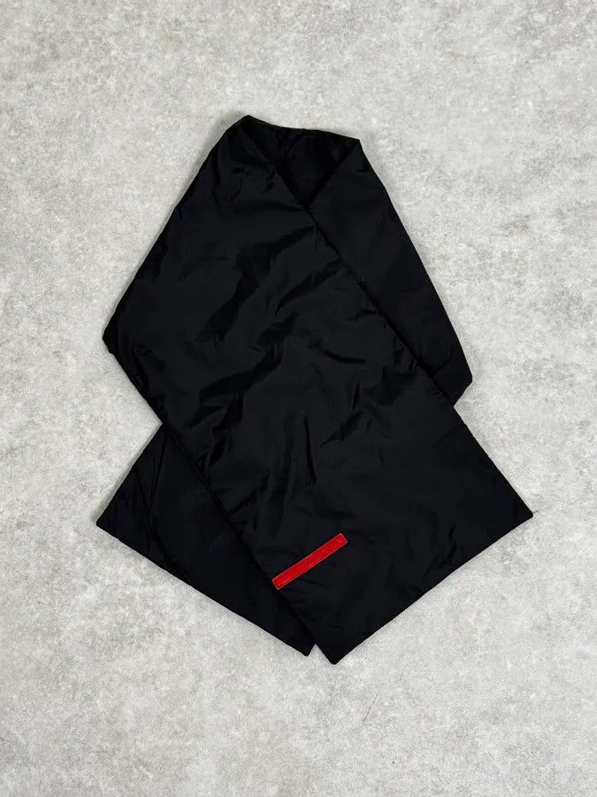 Prada 2000s Prada Black Magnetic Nylon Scarf Size ONE SIZE - 3 Thumbnail