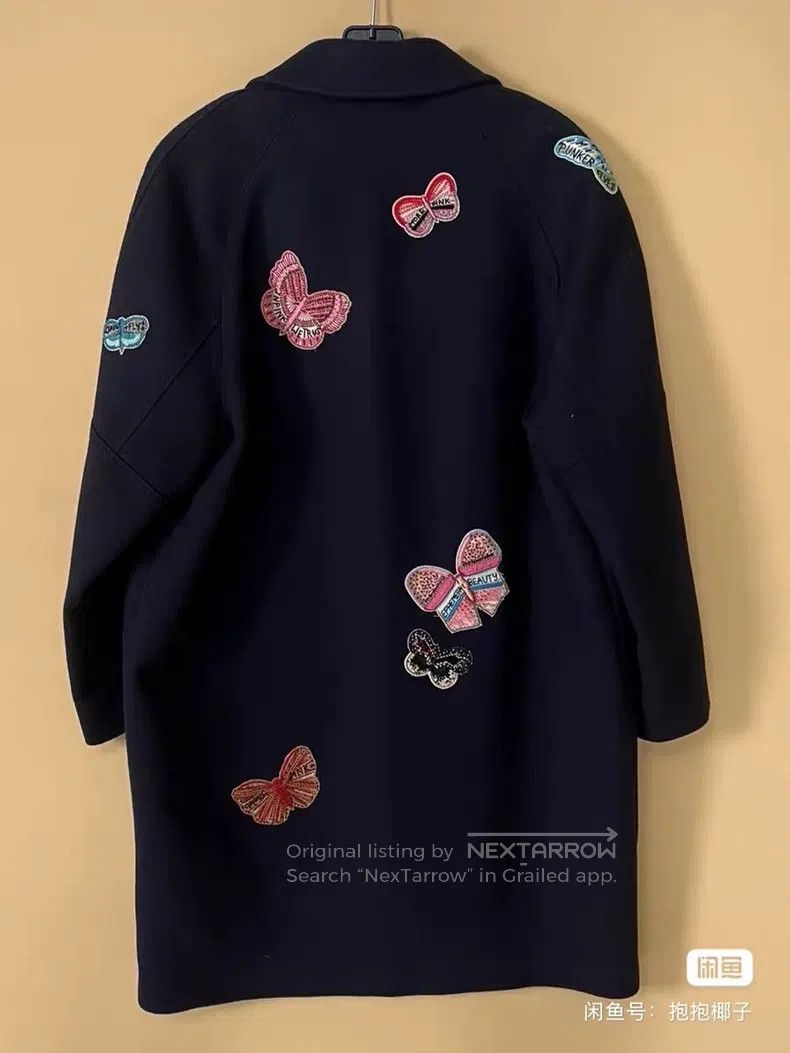Valentino Blue woolen coat