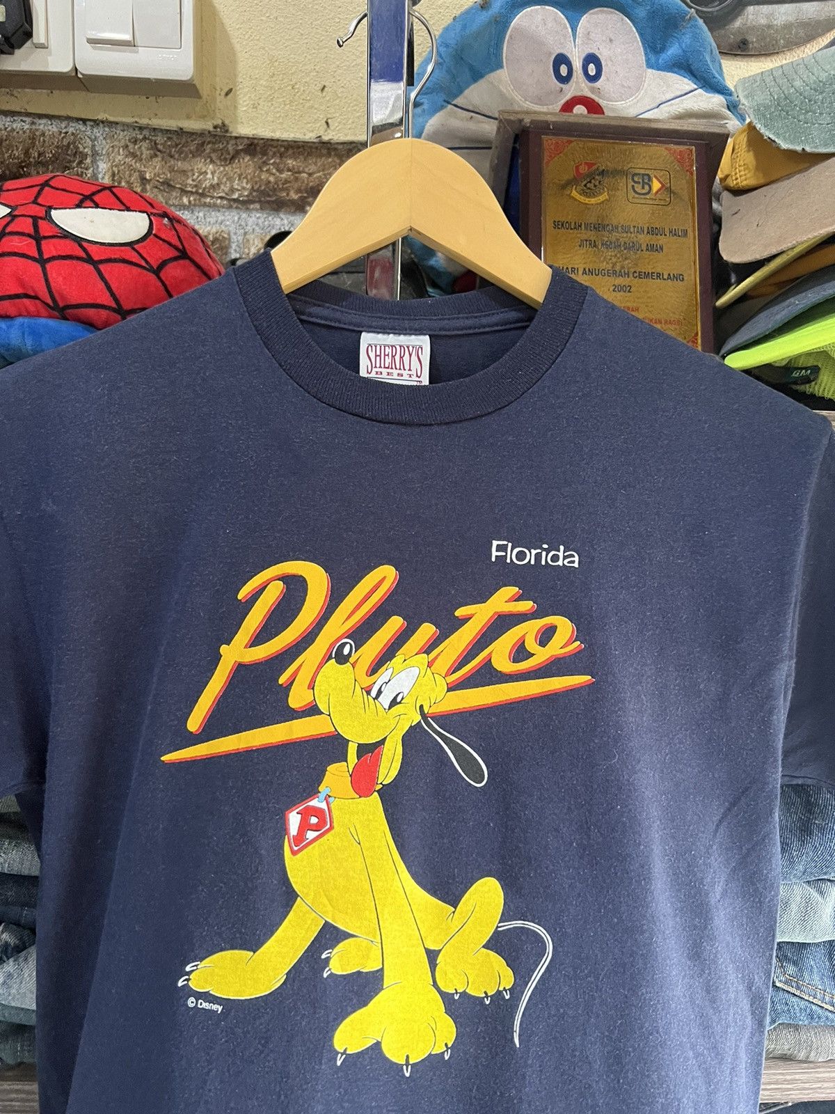 Cartoon Network 🔥Vintage Disney Pluto Florida Mirror Print Tees Size US XS / EU 42 / 0 - 4 Thumbnail