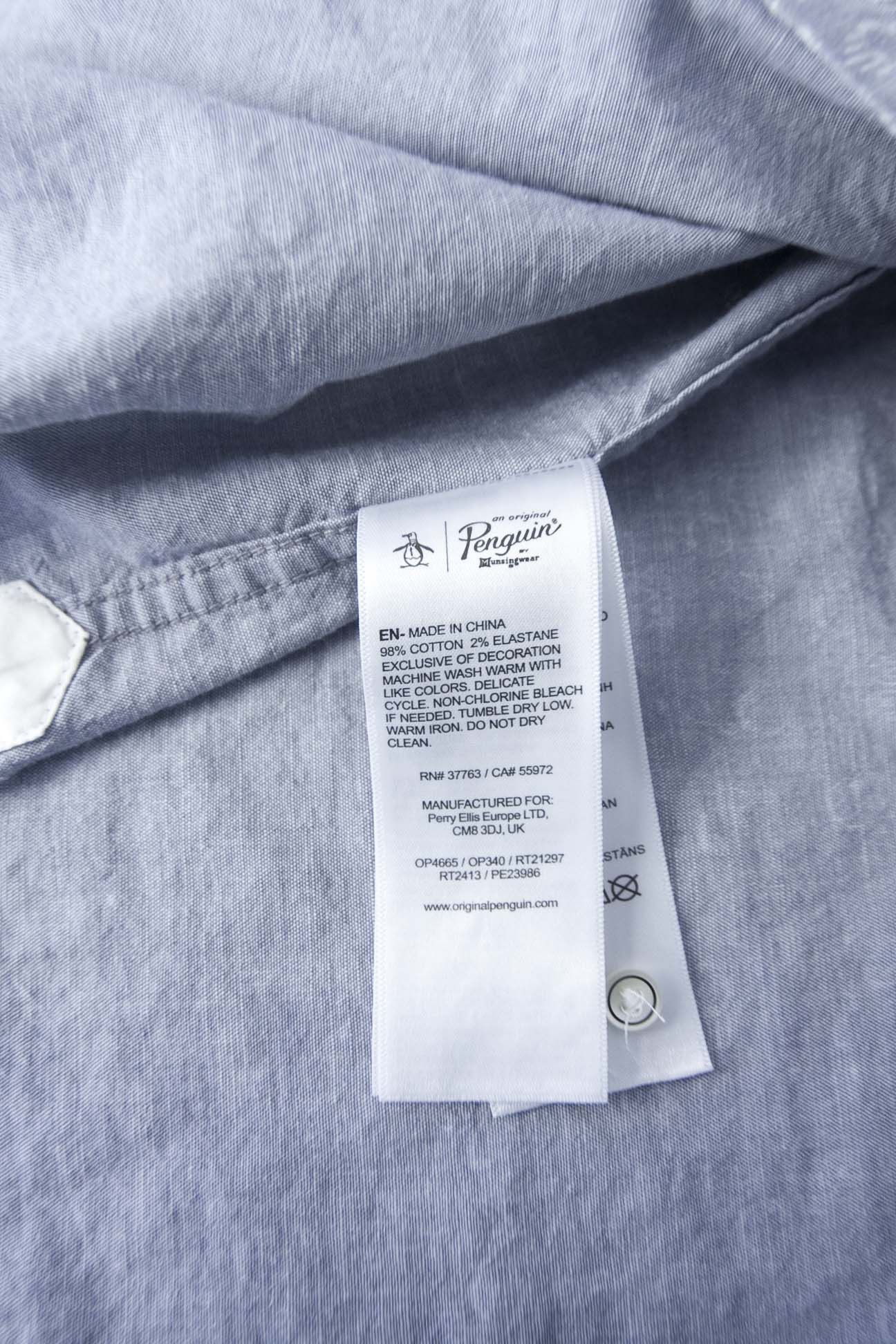 Original Penguin Penguin by Munsingwear Shirt Size XL Bowling Blue Size US XL / EU 56 / 4 - 4 Thumbnail